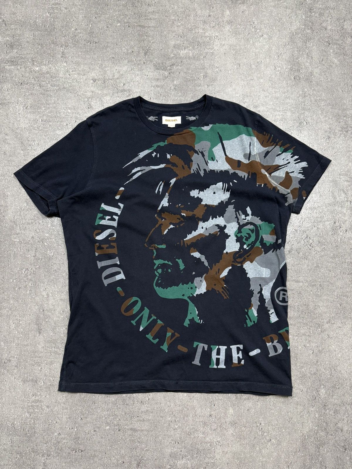 Diesel Avant Garde T-shirt Diesel Big ligo Peac Streetwear Realtree Size US XL / EU 56 / 4 - 1 Thumbnail