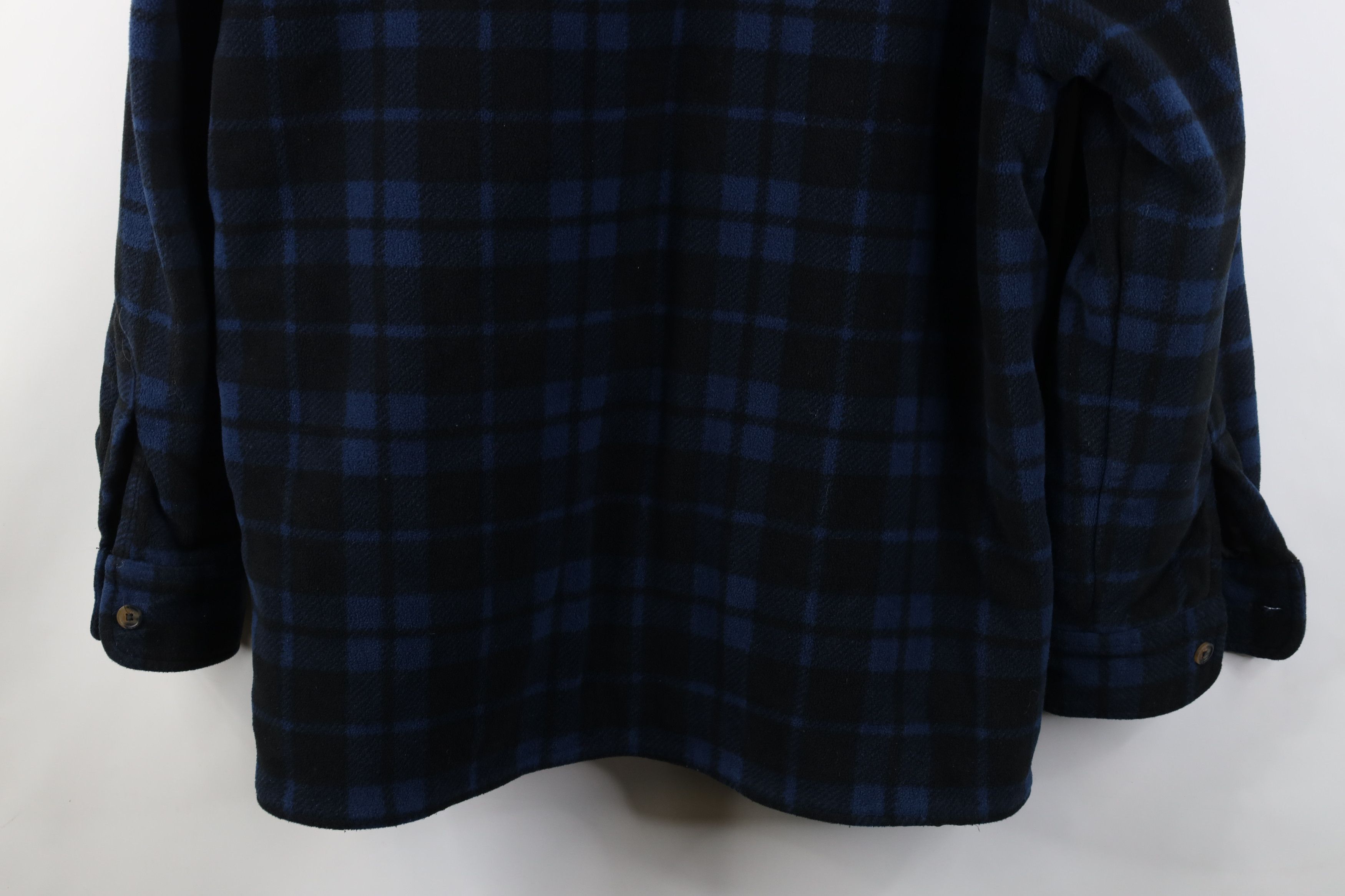 Dickies Vintage Y2K Dickies Quilted Fleece Button Shirt Jacket Plaid Size US XL / EU 56 / 4 - 16 Thumbnail