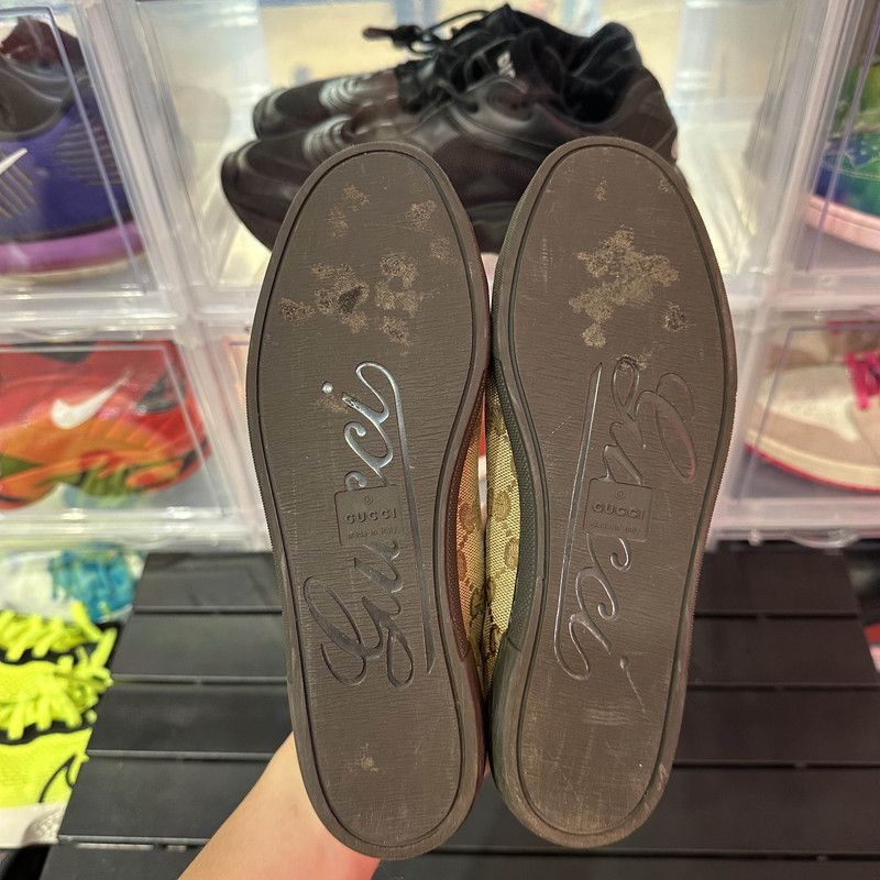 Gucci Gucci Monogram Canvas Casual Sneakers in Dark Wood Size US 5 / EU 37 - 4 Thumbnail