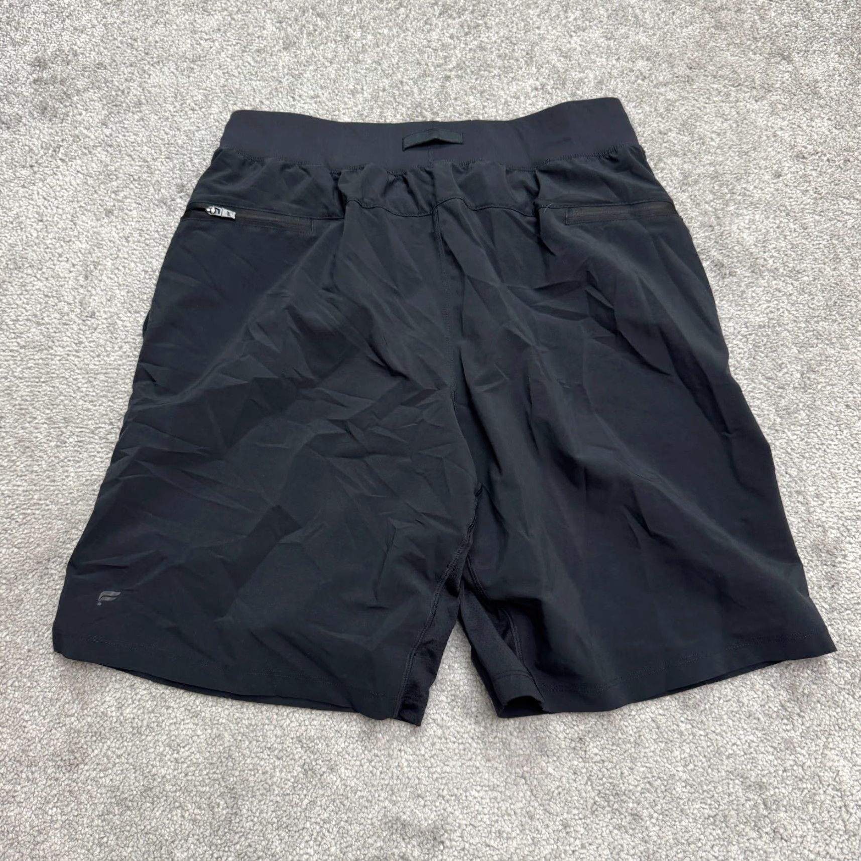 Fabletics Fabletics Mens Active Shorts Athletic Black Lined Pockets Zip Compression 29in Inseam M Size Size US 29 - 2 Thumbnail