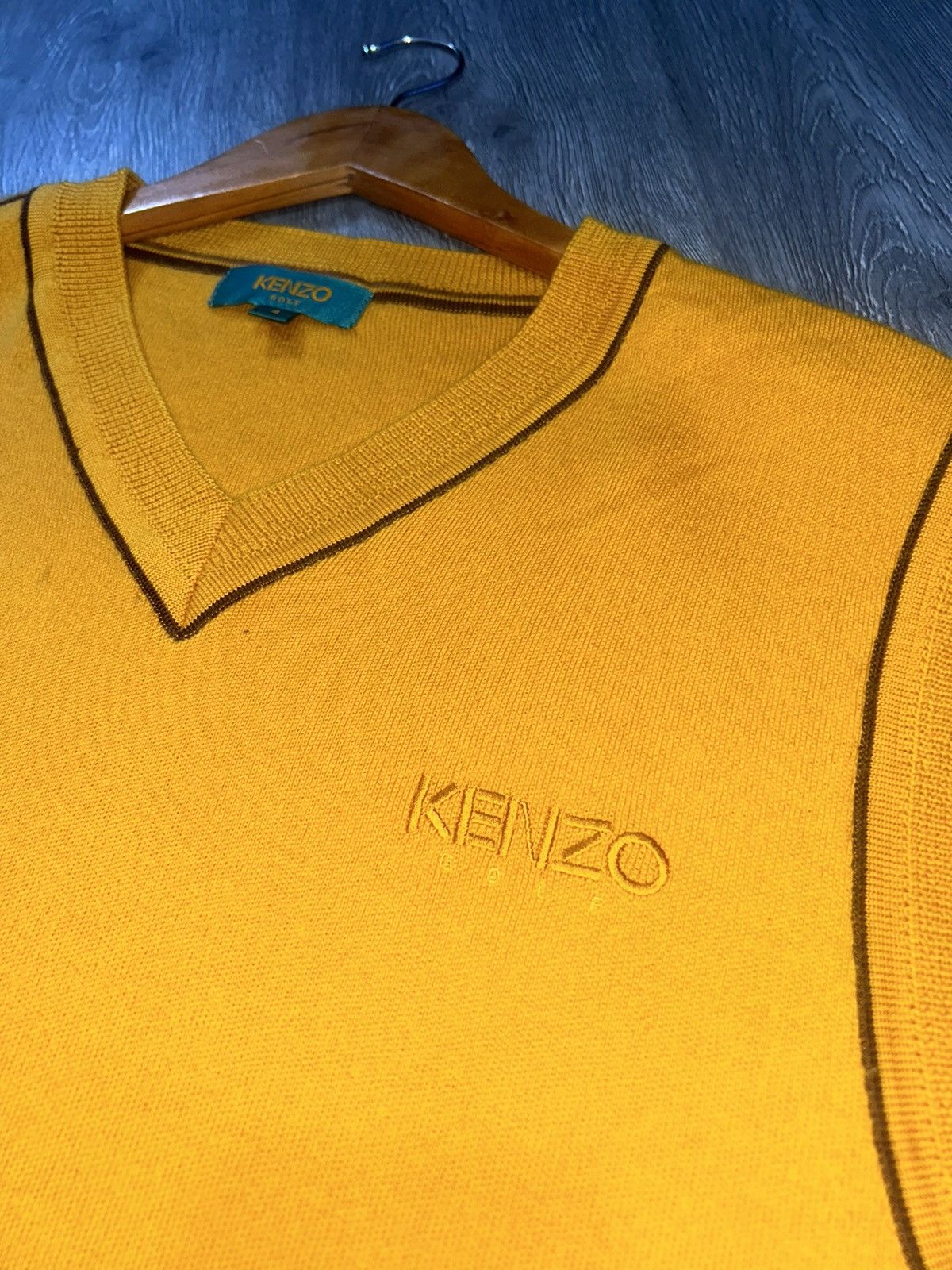 Kenzo Vintage Kenzo Sleeveless Sweater Japan Size US L / EU 52-54 / 3 - 2 Thumbnail