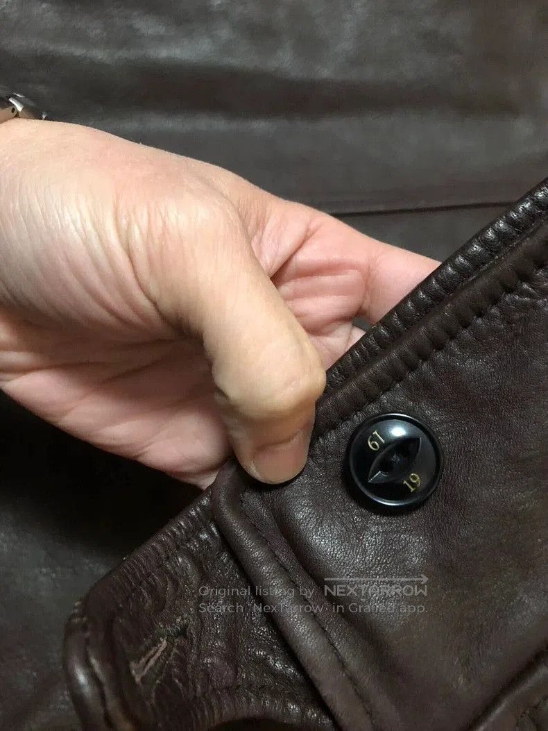 Neighborhood Neighborhood Nevada Brown Leather Jacket. Size US S / EU 44-46 / 1 - 3 Thumbnail