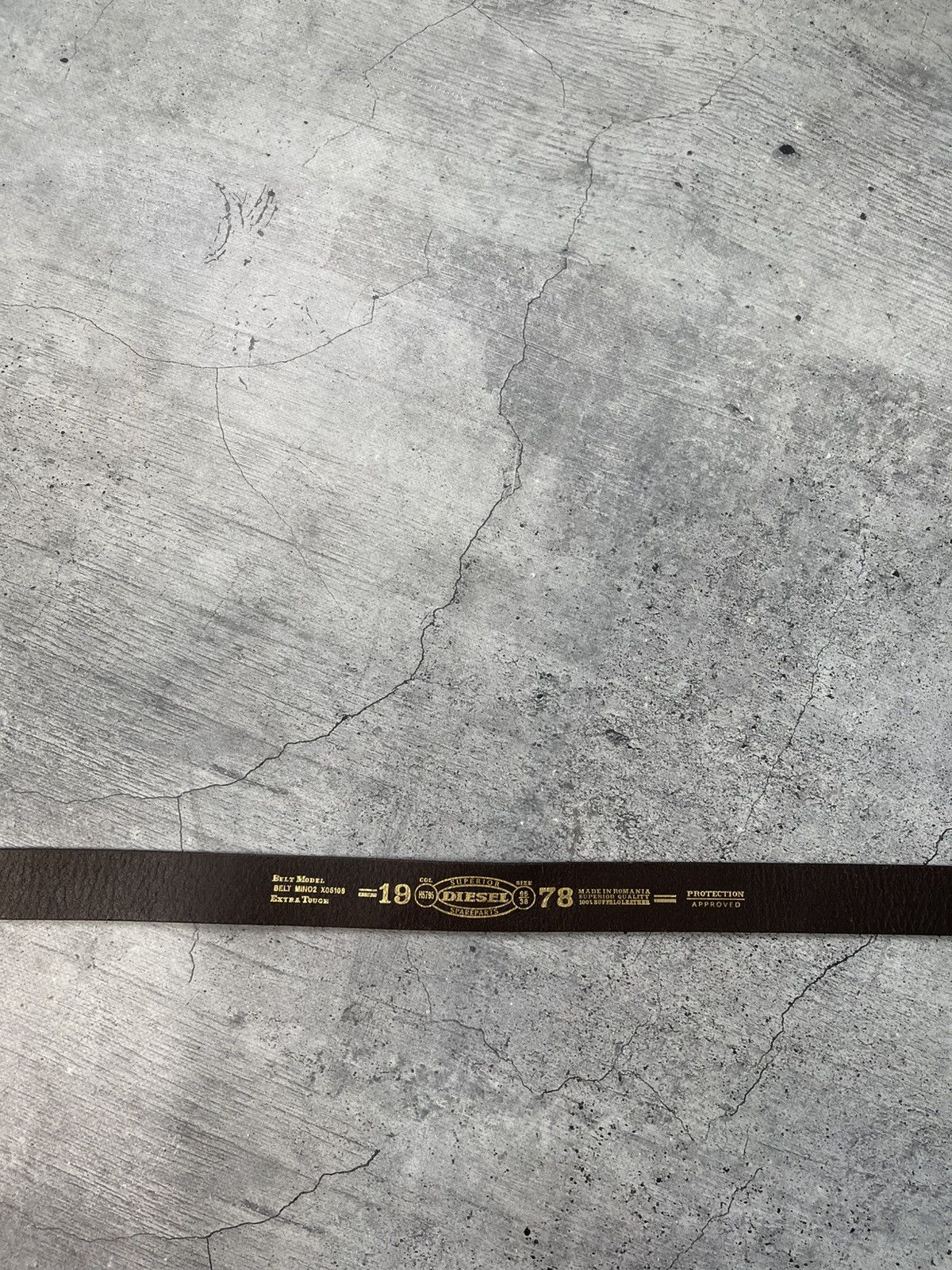 Diesel Vintage Diesel Leather Belt 90s Y2K Avant-Garde 112cm Size ONE SIZE - 4 Thumbnail