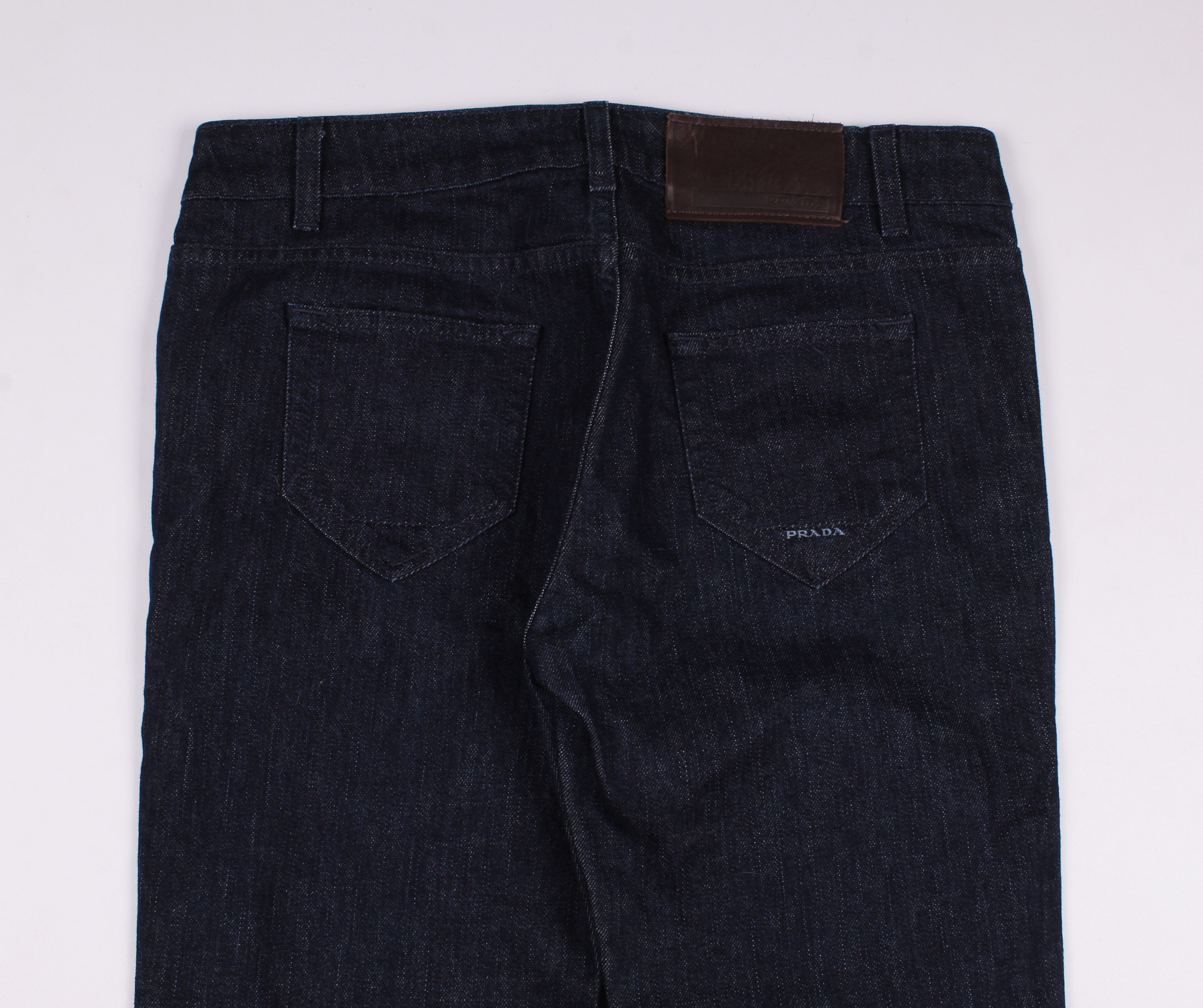 Prada Vintage Prada Small Logo Denim Jeans Size 30" / US 8 / IT 44 - 10 Thumbnail