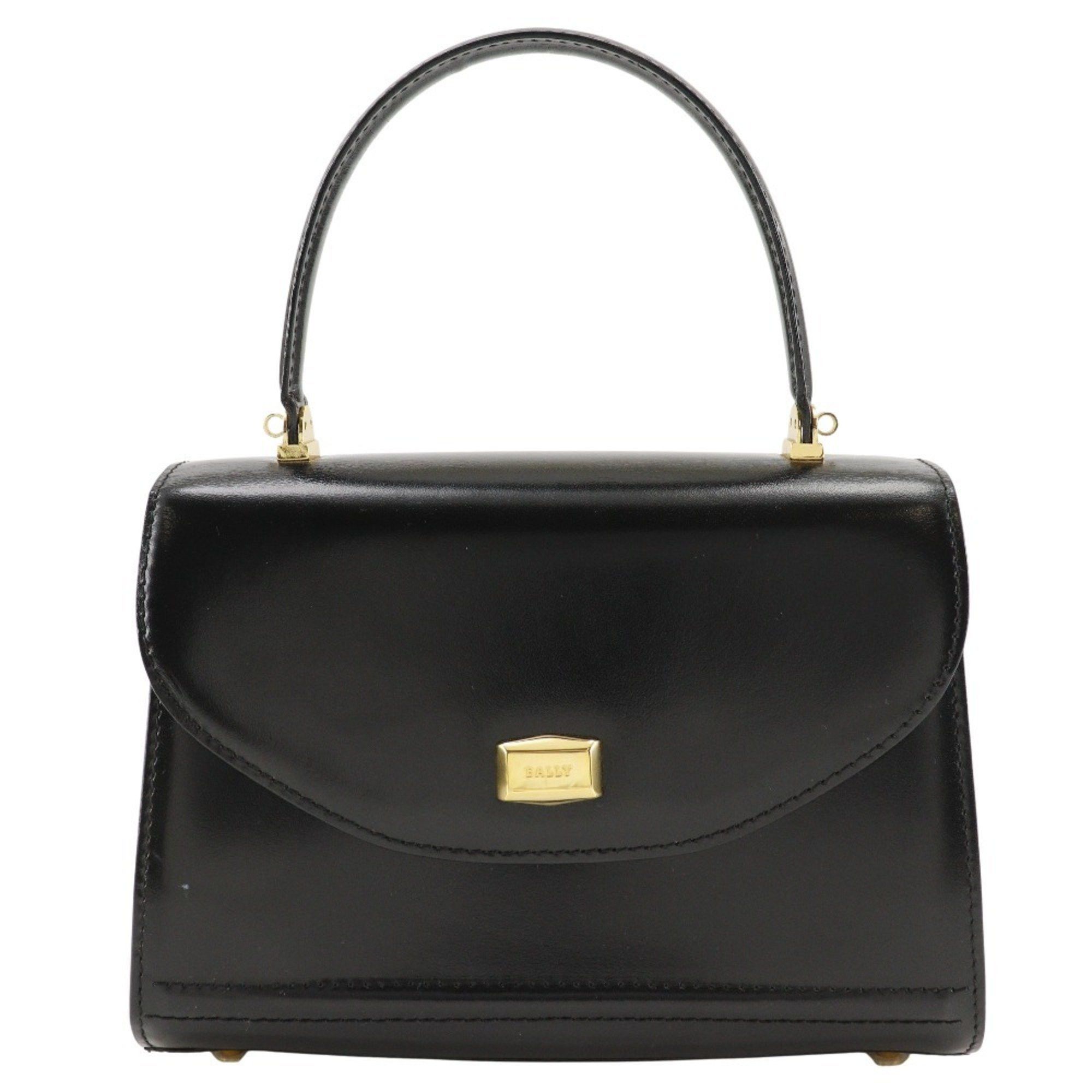 Bally BALLY One-handle handbag shoulder bag calfskin black 2way One handle ladies Size ONE SIZE - 1 Thumbnail