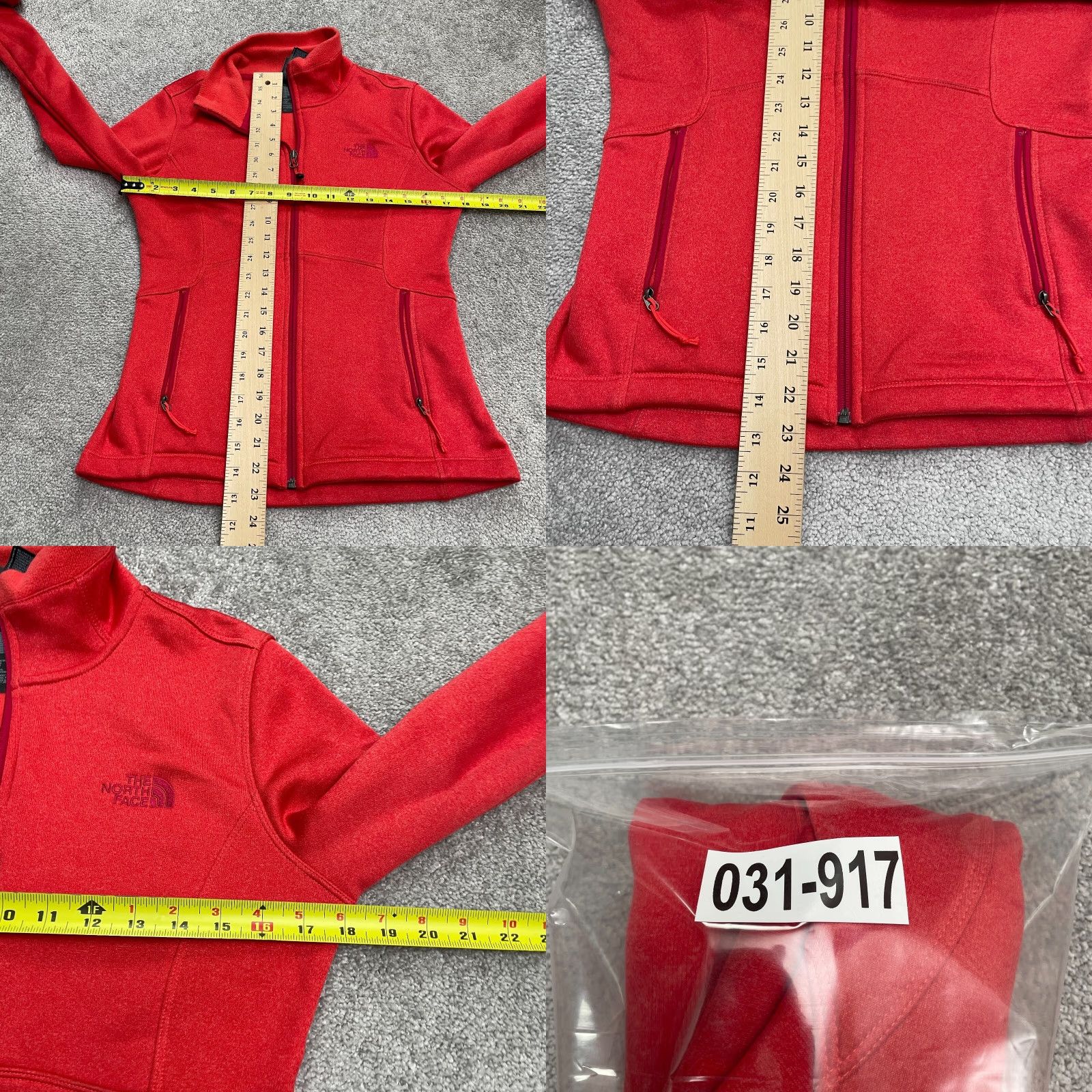 The North Face The North Face Agave Full Zip Jacket Womens S Red Full Zip Outdoor Hiking Size S / US 4 / IT 40 - 9 Thumbnail