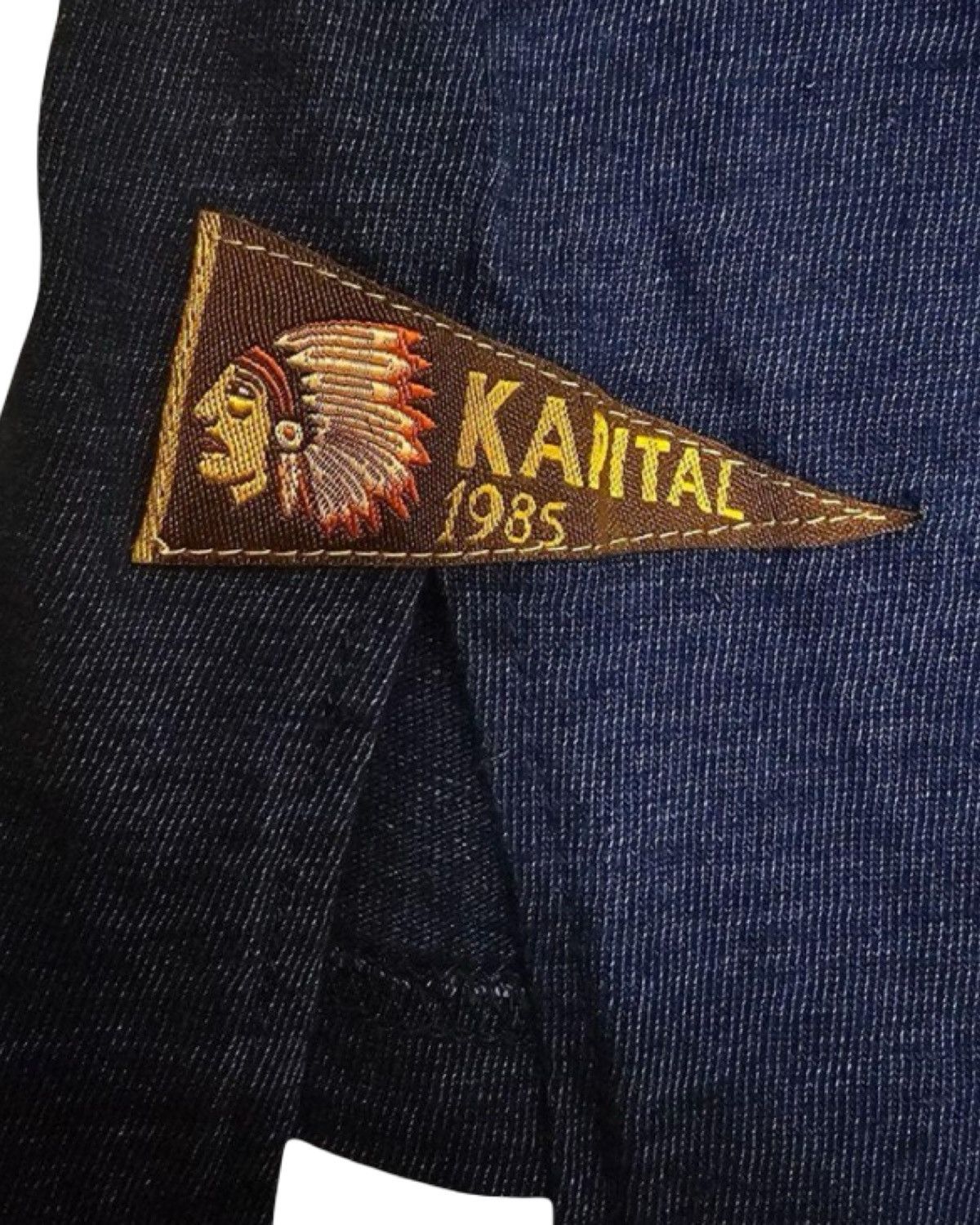 Kapital One Pocket Native American Flag T-Shirt Size US S / EU 44-46 / 1 - 5 Thumbnail