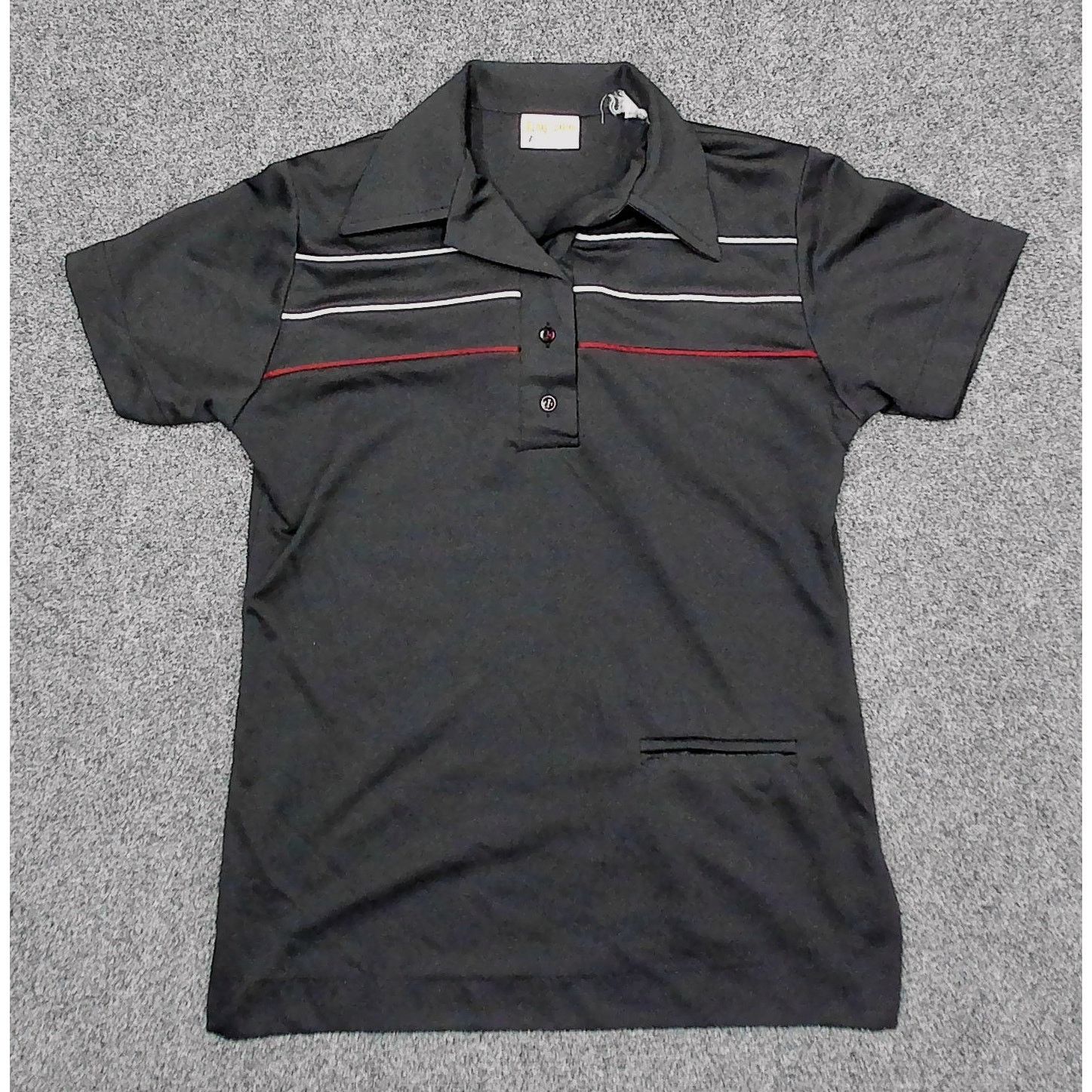 Vintage King Louie 1970s Single Stitch Corporate Realty Bowling Polo Size M / US 6-8 / IT 42-44 - 3 Thumbnail