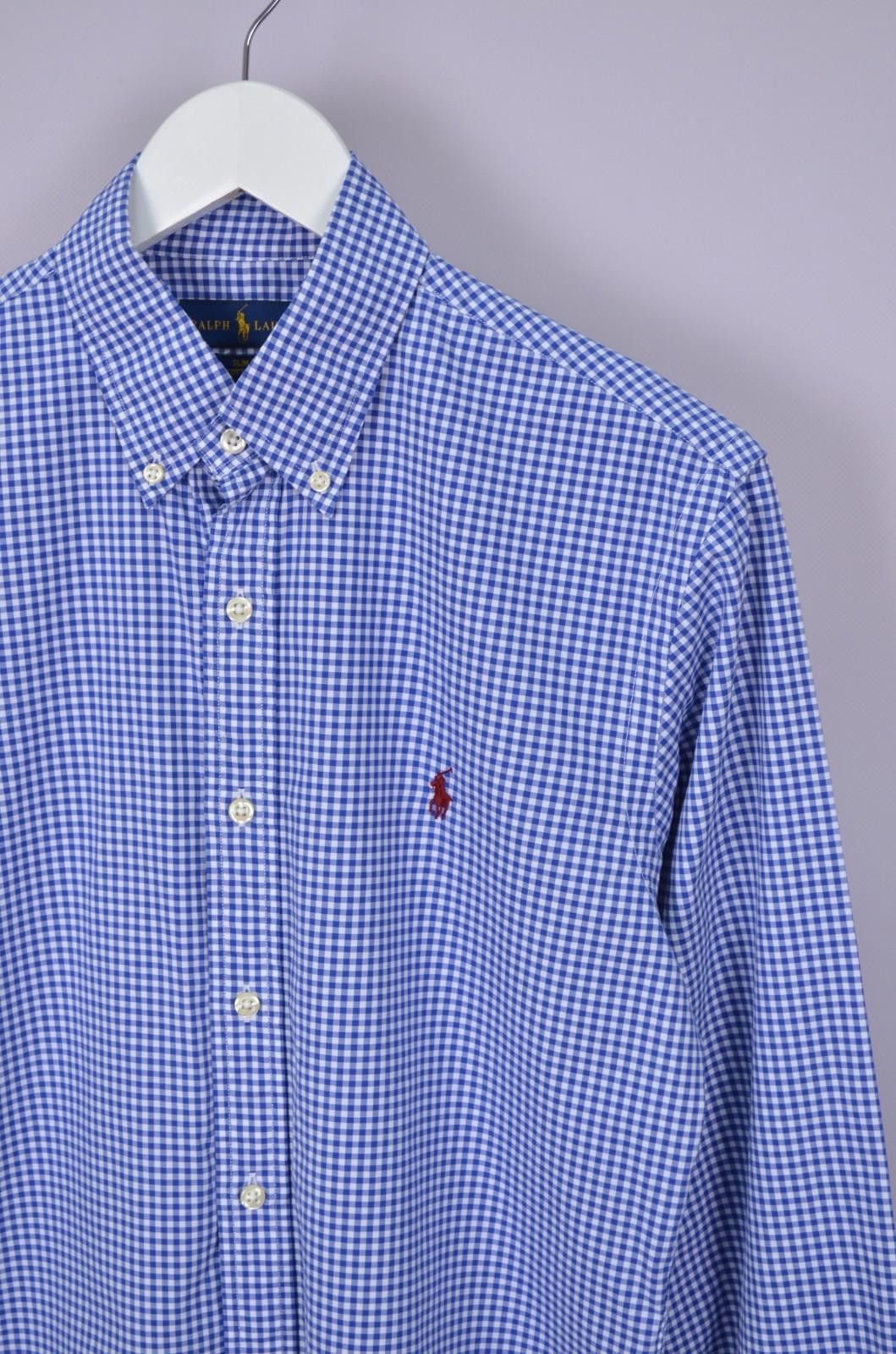 Polo Ralph Lauren Mens Polo Ralph Lauren Slim Fit Cotton Stretch Check Size M Size US M / EU 48-50 / 2 - 3 Thumbnail