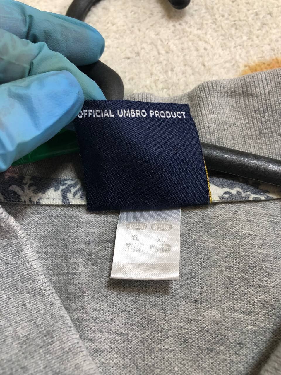 Umbro Umbro England 1994/96 Training Polo Vintage Gray Size US XL / EU 56 / 4 - 3 Thumbnail