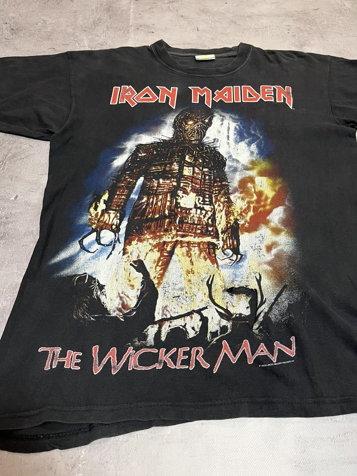 Iron Maiden × Vintage Iron Maiden 2000 The Wicker Man Vintage T Shirt tee rare Size US XXL / EU 58 / 5 - 3 Thumbnail