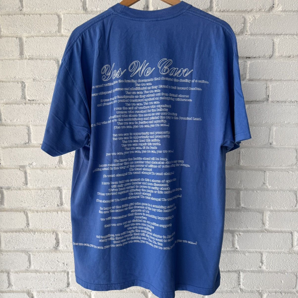 Vintage Barack Obama Tee Size US XL / EU 56 / 4 - 2 Thumbnail