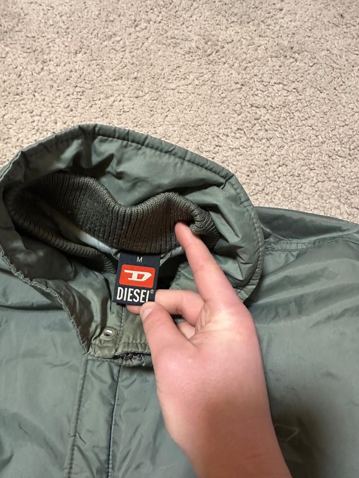 Diesel Vintage 90s Diesel Reflective Logo Puffer Jacket Y2K Sz M Size US M / EU 48-50 / 2 - 8 Thumbnail