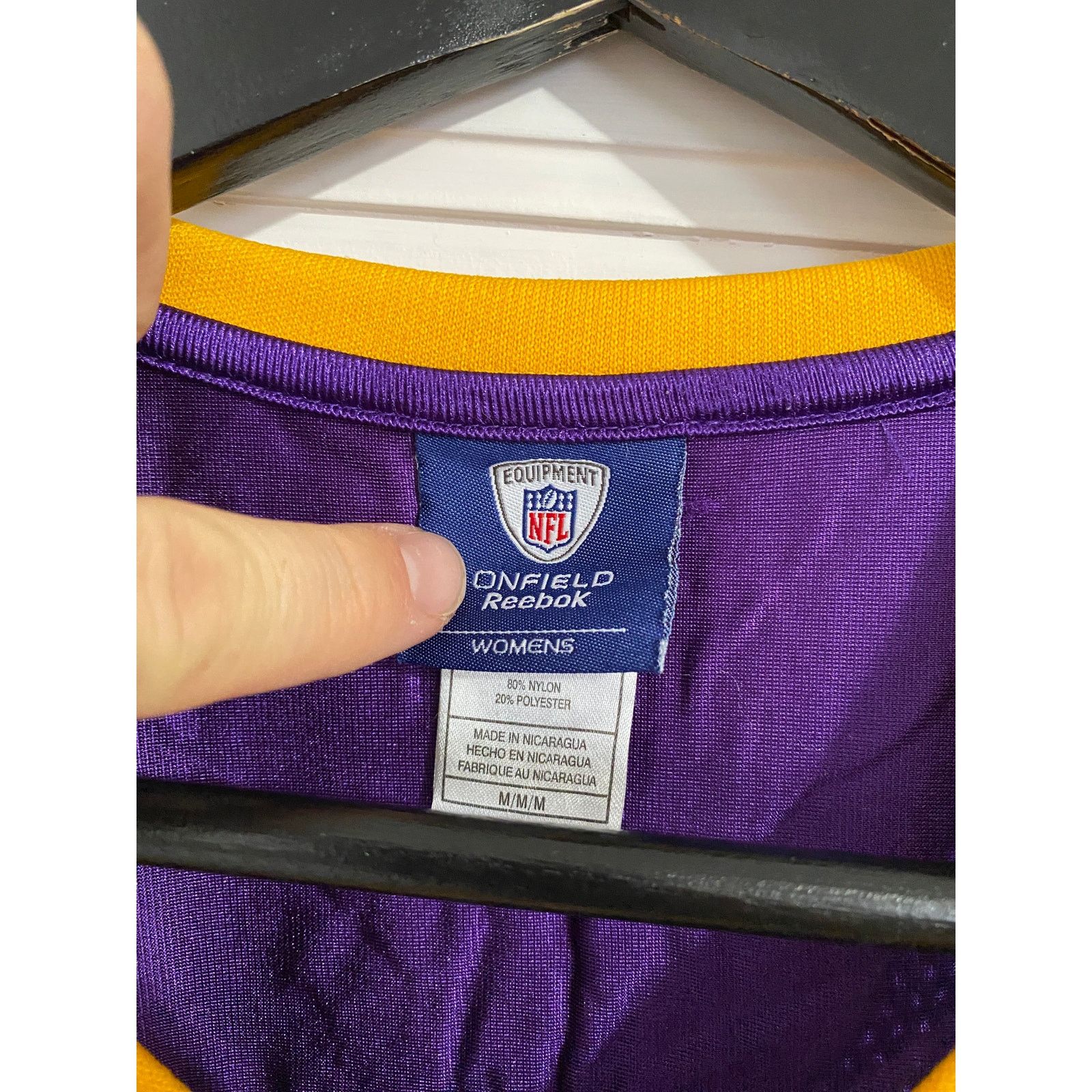 Reebok Minnesota Vikings Women's Jersey Size Medium Size M / US 6-8 / IT 42-44 - 6 Thumbnail