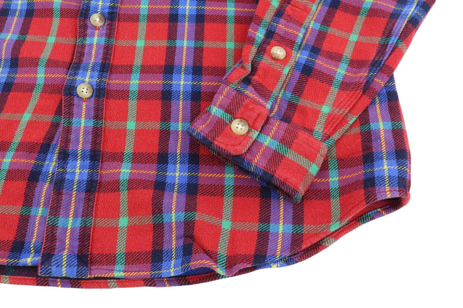 Ralph Lauren M Red Plaid Fit Spread Neck Button-Up Logo 87033 Size US M / EU 48-50 / 2 - 5 Thumbnail