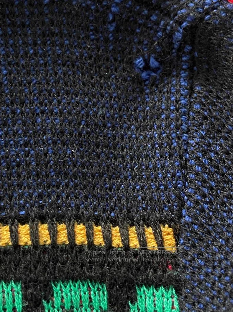 Saint Laurent Paris Saint Laurent Paris Ethnic Spider Wool Sweater Size US L / EU 52-54 / 3 - 7 Thumbnail