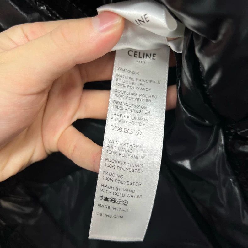 Celine CELINE Logo Print MidLength Cotton Jacket Size US L / EU 52-54 / 3 - 4 Thumbnail