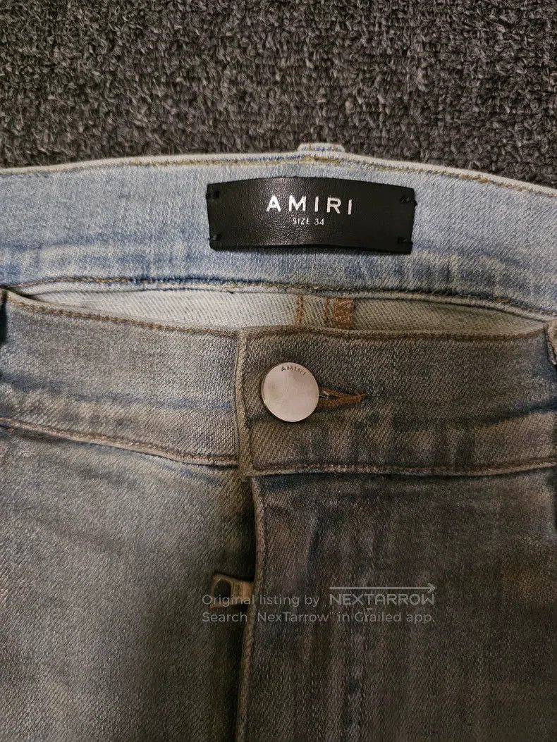 Amiri Amiri Size 34 Bullet-hole coated jeans have been changed in Size US 34 / EU 50 - 3 Thumbnail