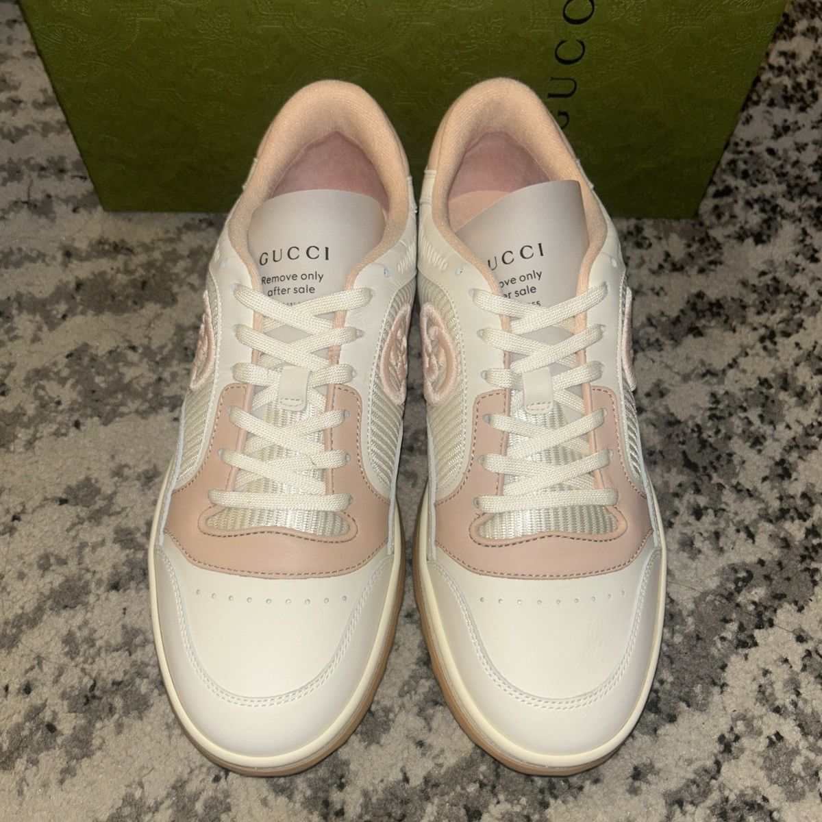 Gucci Gucci MAC80 Low Top Leather Skateboard Sneakers Size US 9 / IT 39 - 3 Thumbnail