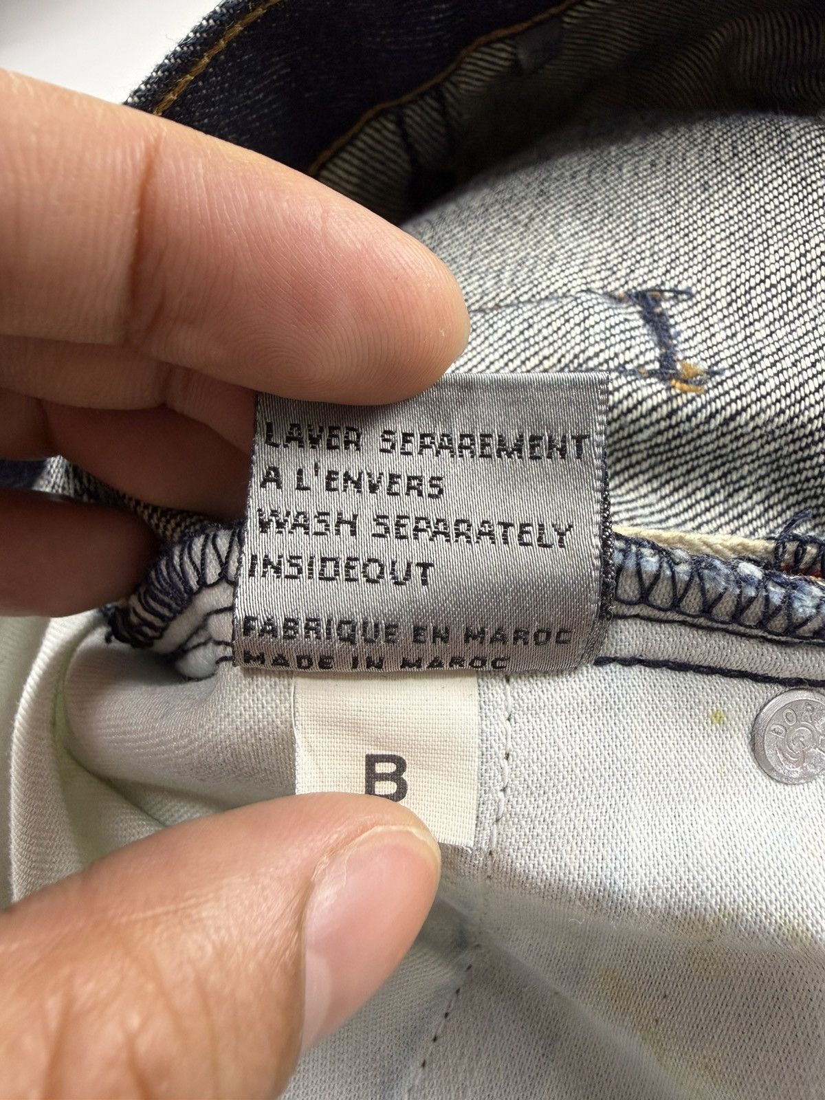 Dior Dior x Hedi Slimane Long Raw Denim Size US 28 / EU 44 - 14 Thumbnail