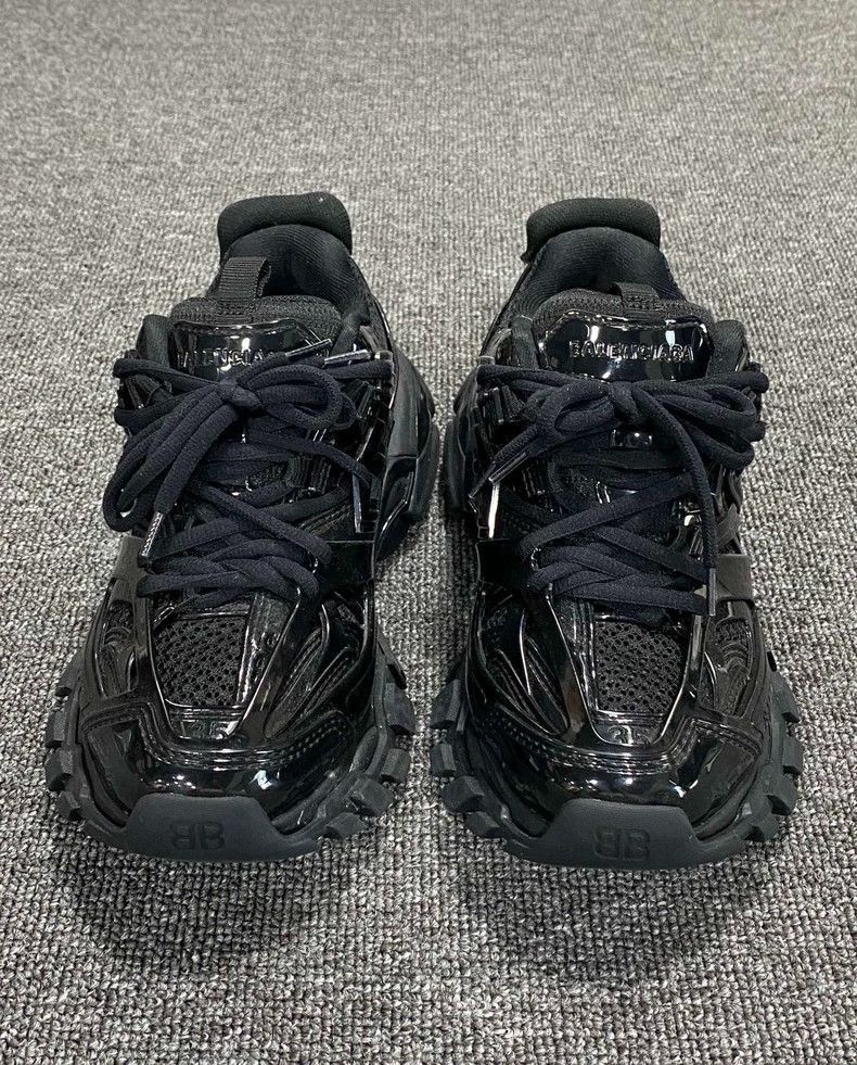 Balenciaga Balenciaga Black Track Sneakers Size 35-2505 Size US 4.5 / IT 34.5 - 5 Thumbnail