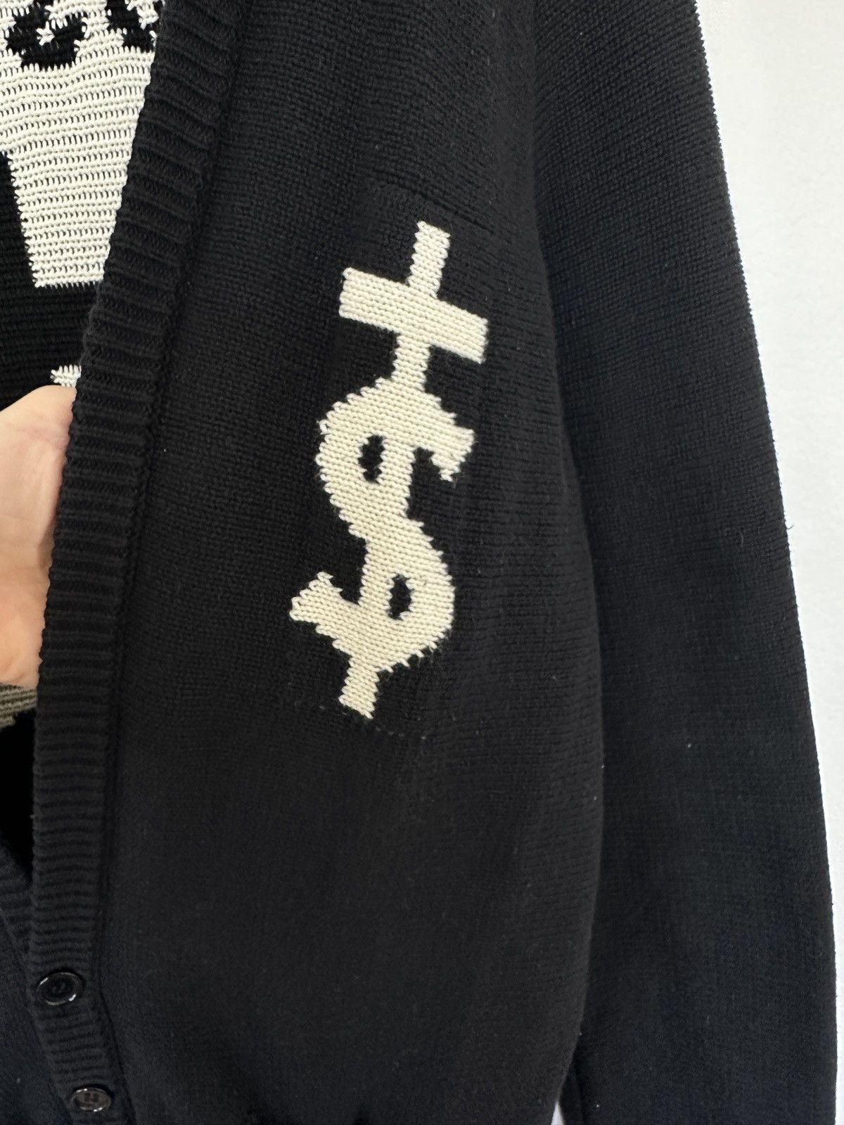 UNIF UNIF Vintage “Jesus Saves I Spend” Cardigan Sweater Size US S / EU 44-46 / 1 - 3 Thumbnail