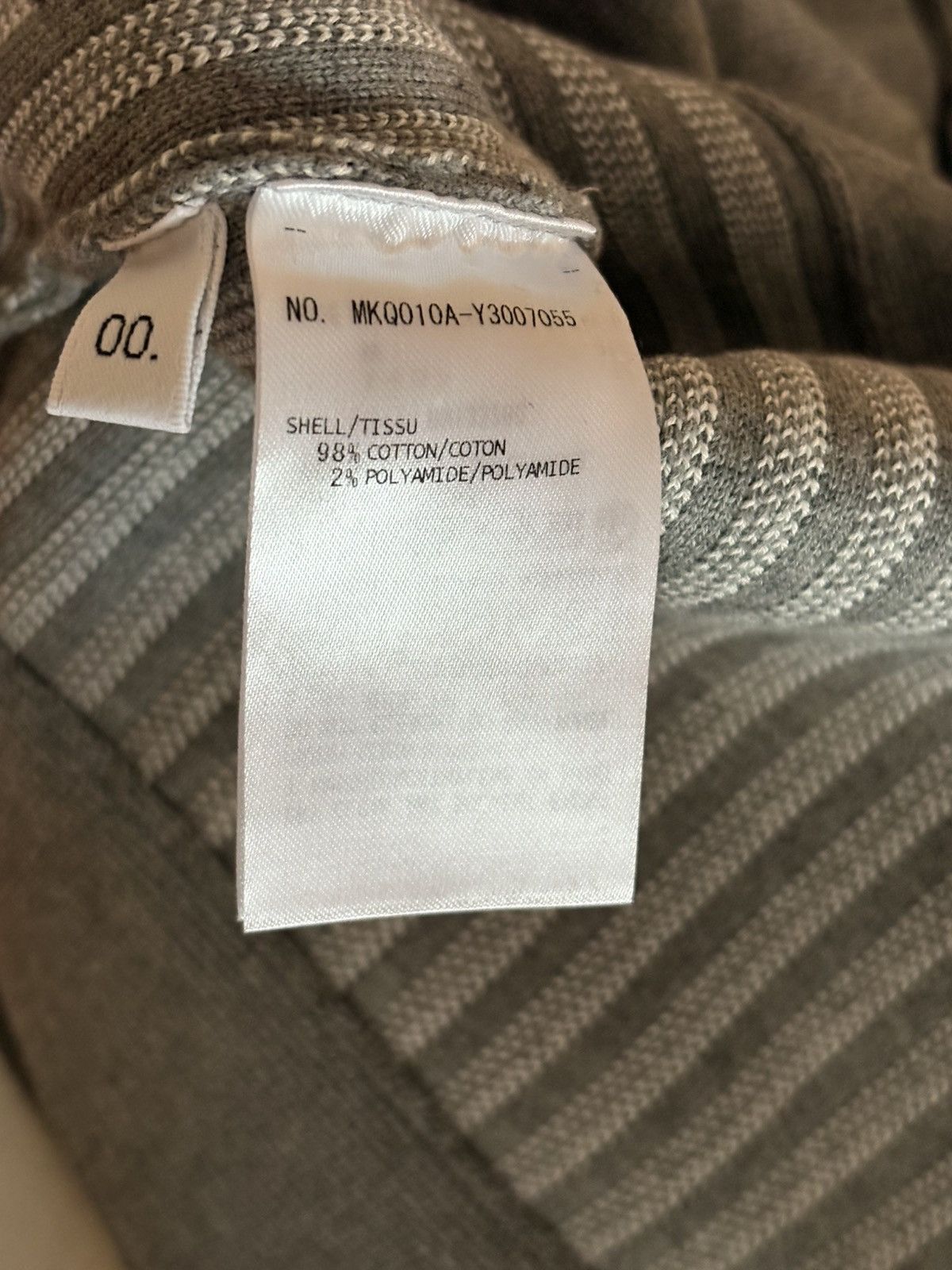 Thom Browne Gray Stripe 4-Bar Seersucker Jacquard Cotton Shorts Size US 28 / EU 44 - 5 Thumbnail