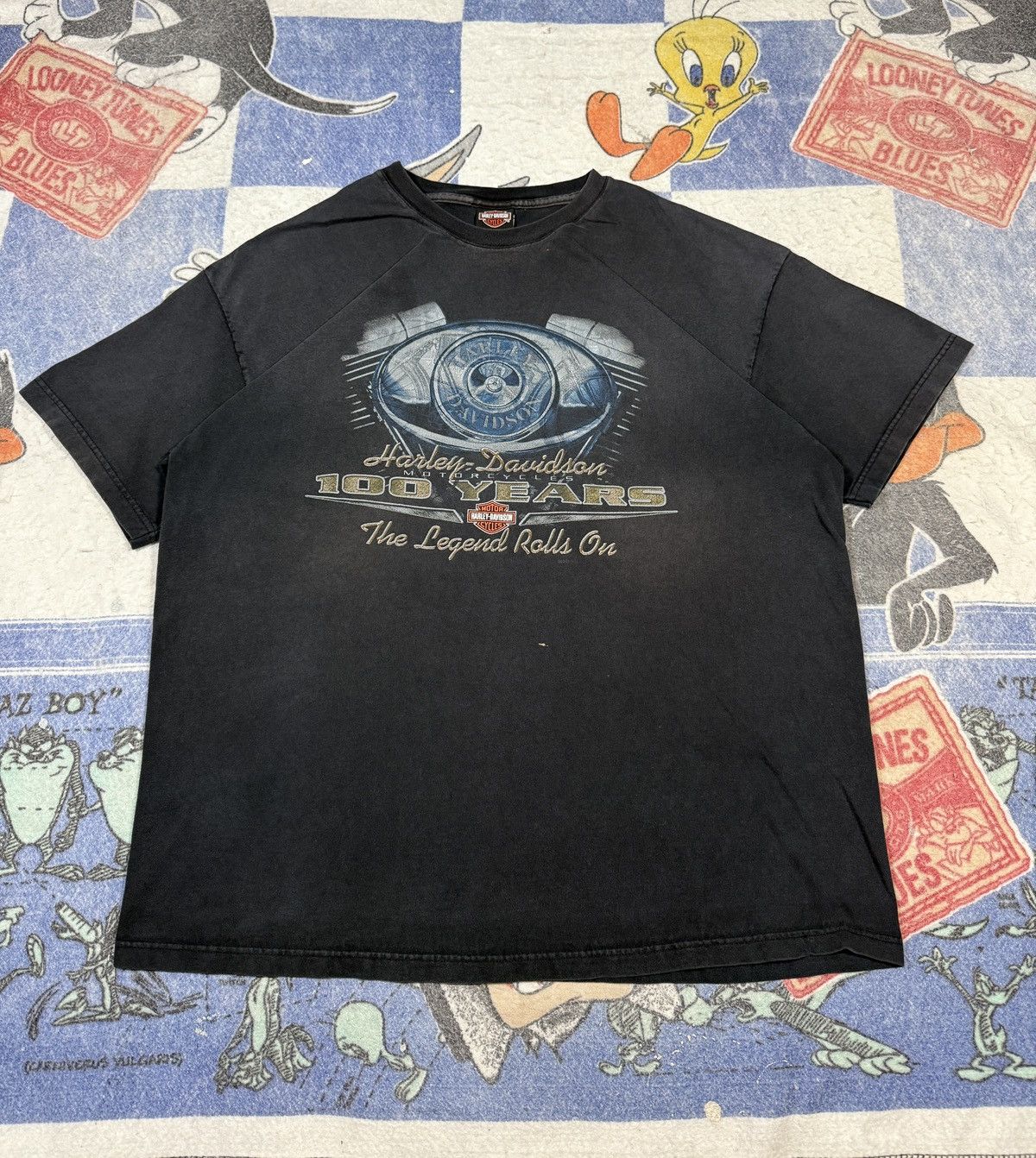 Harley Davidson Vintage harley 100th anniversary tee Size US XXL / EU 58 / 5 - 1 Thumbnail