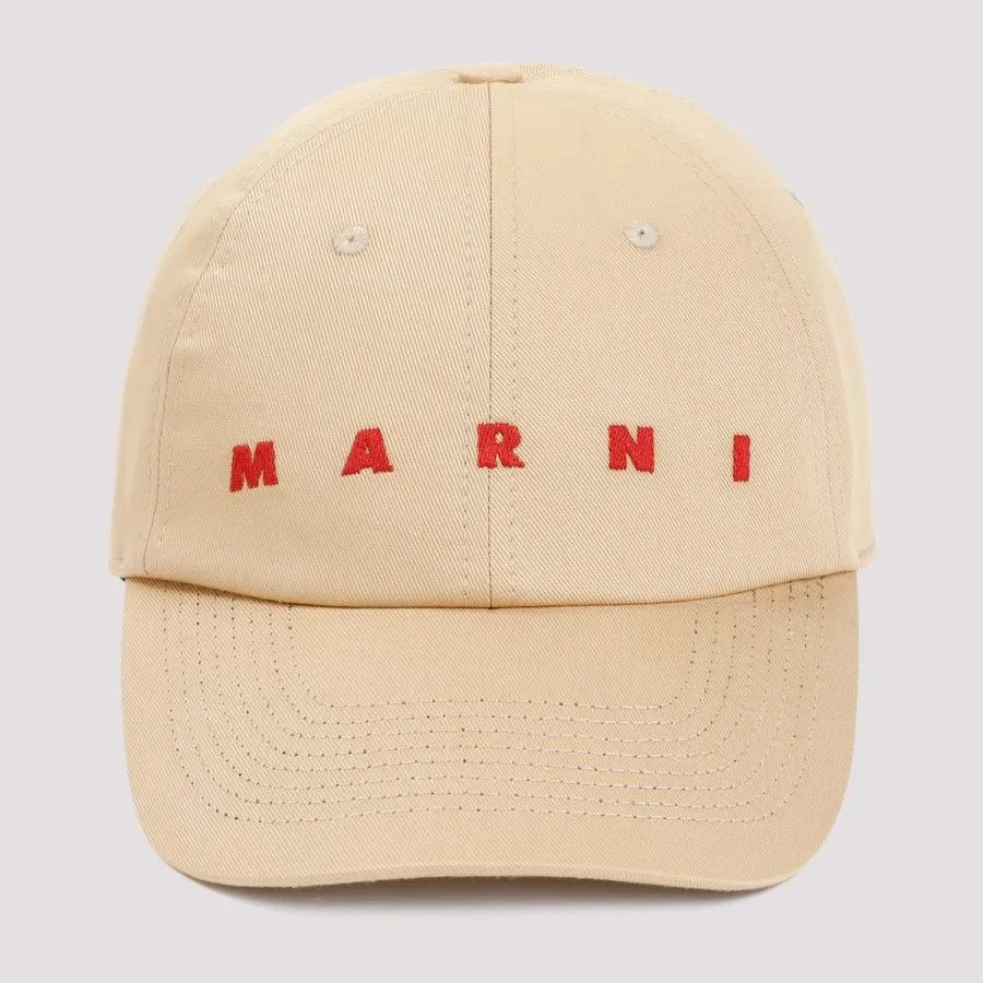 Marni o1w1db1em1224 Baseball ( Cap & Hat ) in Buttercream Size ONE SIZE - 1 Thumbnail