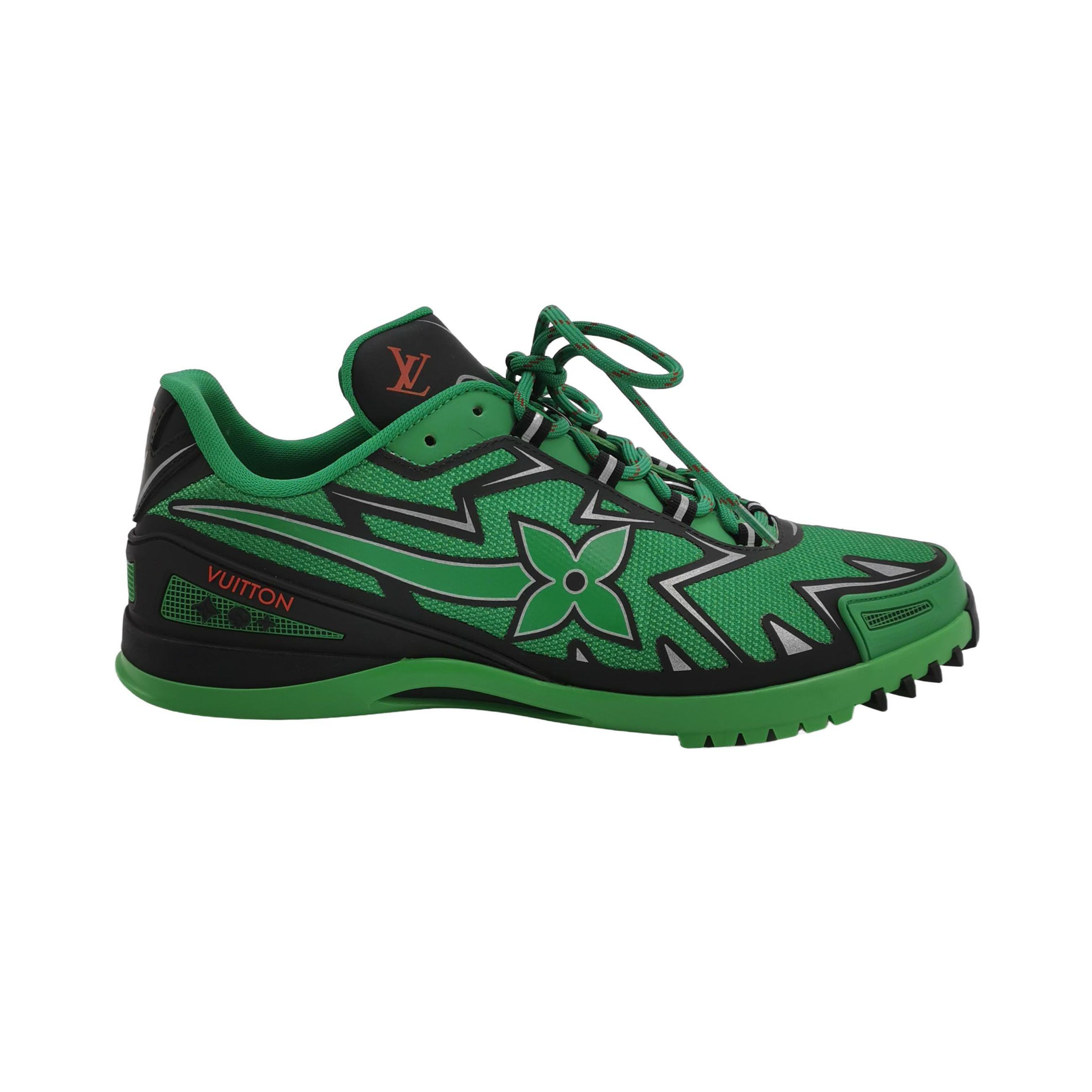 Louis Vuitton Louis Vuitton Green Sprint Low-Top Sneakers US 9.5 Size US 9 / EU 42 - 1 Thumbnail