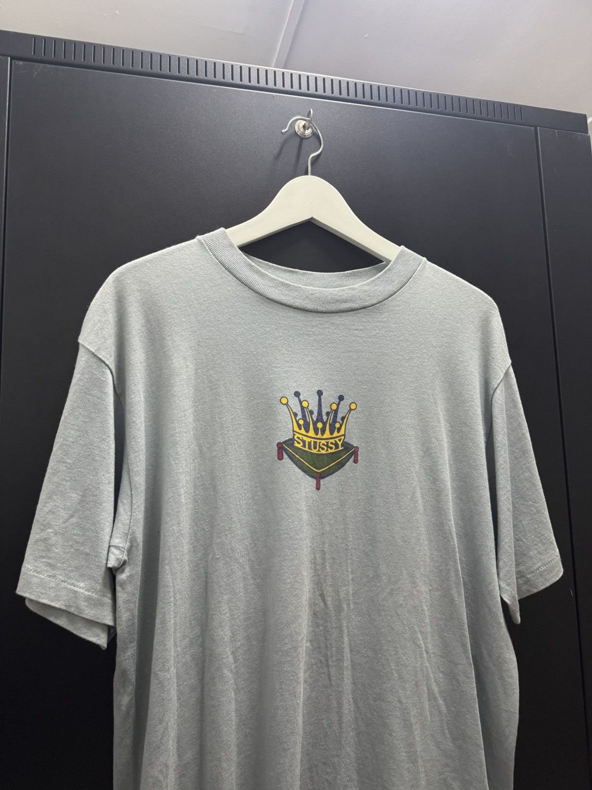 Stussy × Vintage Vintage 90s Stussy Crown Rare Logo White Tag Single Stitch Size US L / EU 52-54 / 3 - 3 Thumbnail