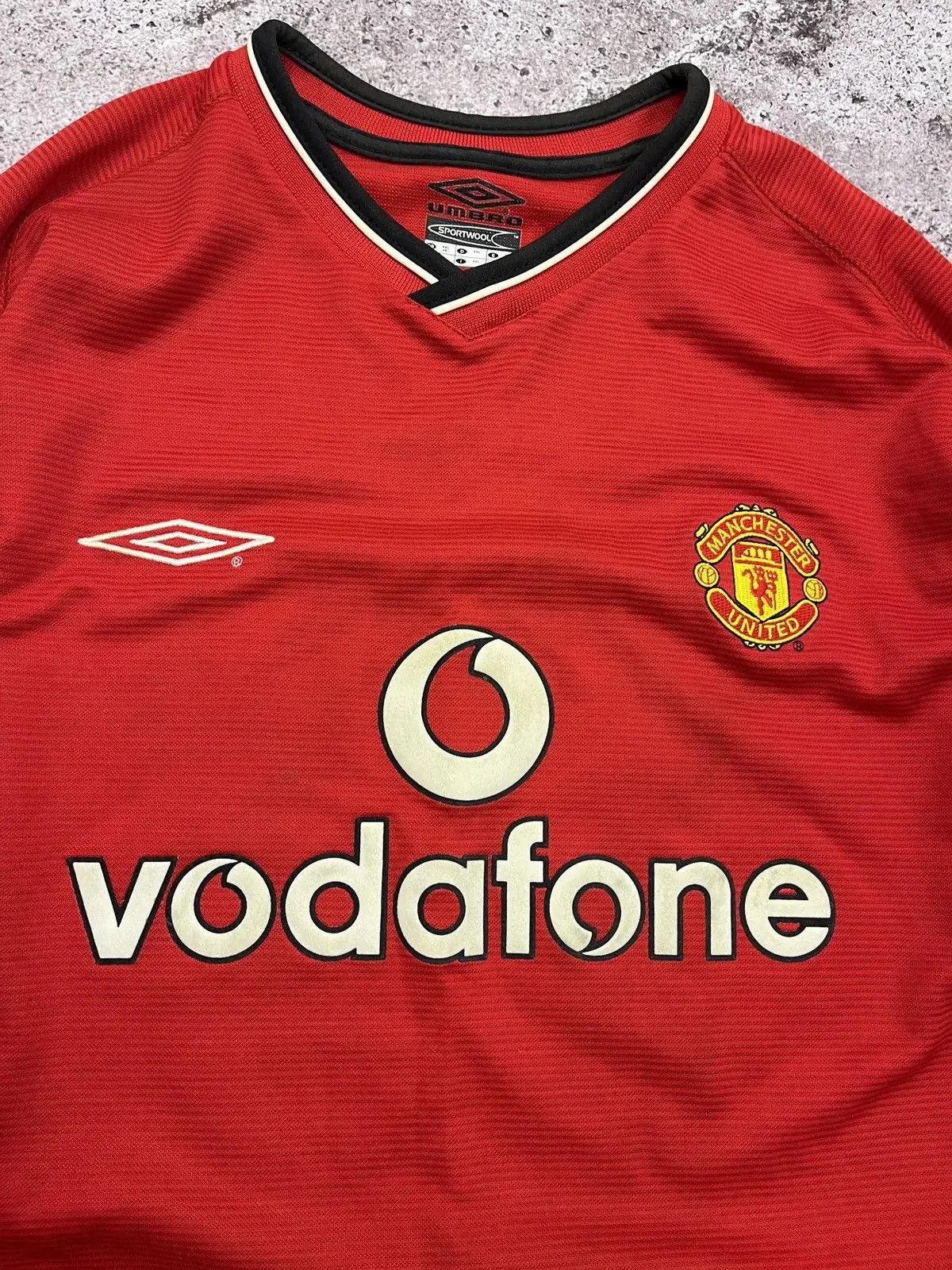 Vintage MANCHESTER UNITED MALCOLM JERSEY SOCCER VINTAGE ENGLAND MU Size US XXL / EU 58 / 5 - 3 Thumbnail