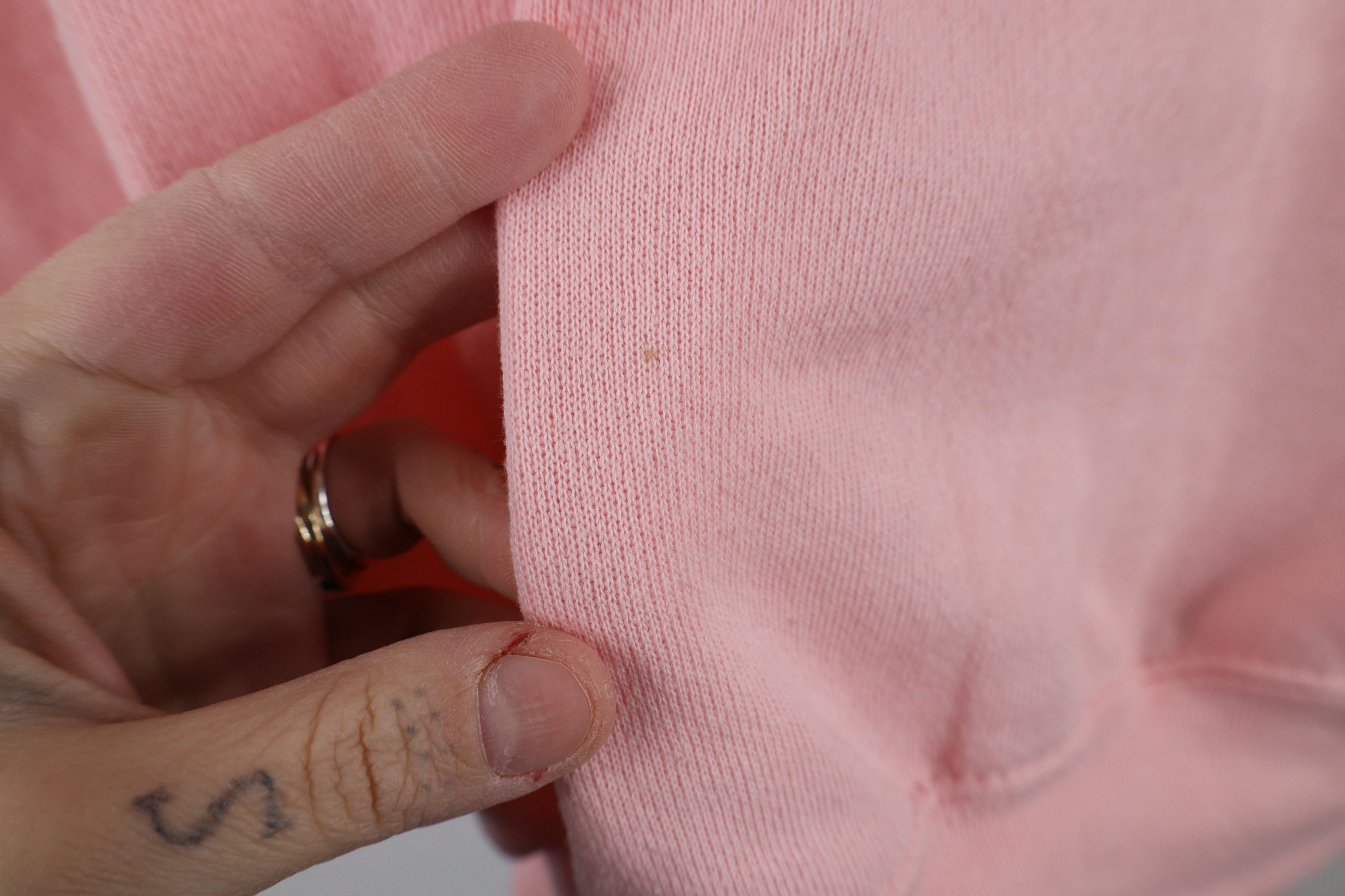 Vintage Vintage 90s Streetwear Blank Crewneck Sweatshirt Pink USA Size XL / US 12-14 / IT 48-50 - 4 Thumbnail