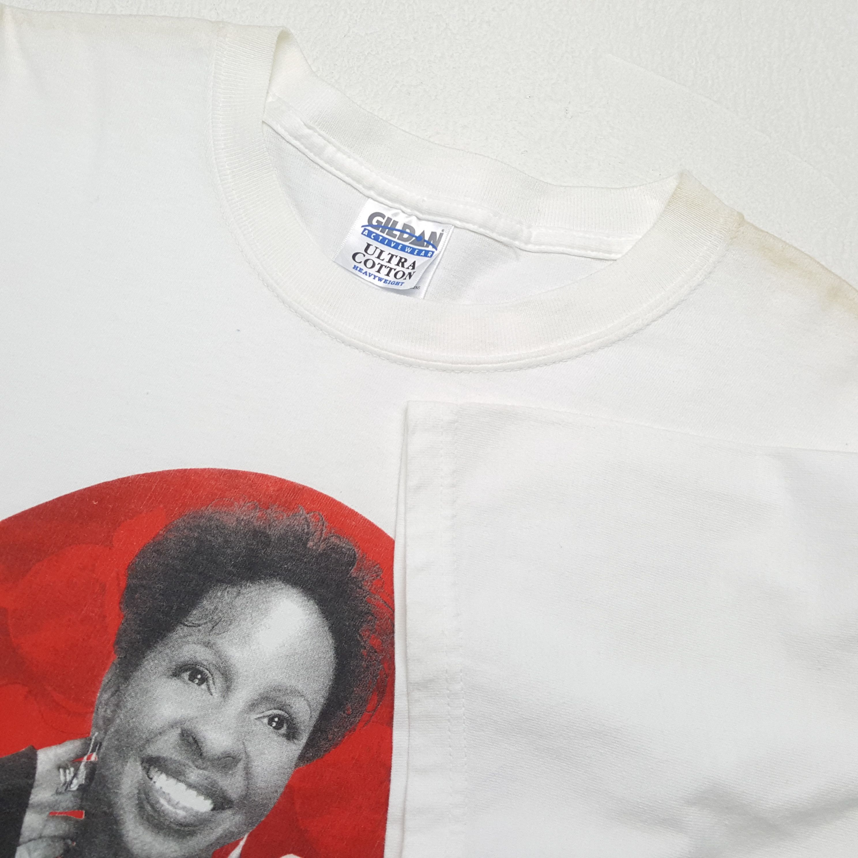 Band Tees × Vintage GLADYS KNIGHT Singer Actress Phototees Vintage Tshirt Size US L / EU 52-54 / 3 - 6 Thumbnail