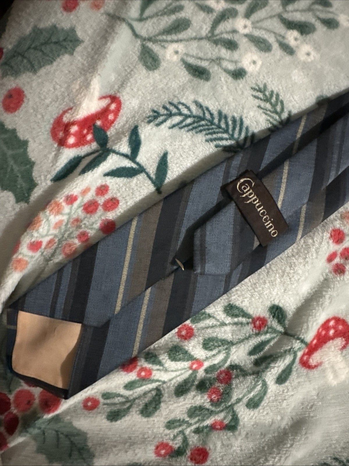 Other Cappuccino Striped Tie Navy Blue Gold Black - Professional Size ONE SIZE - 6 Thumbnail