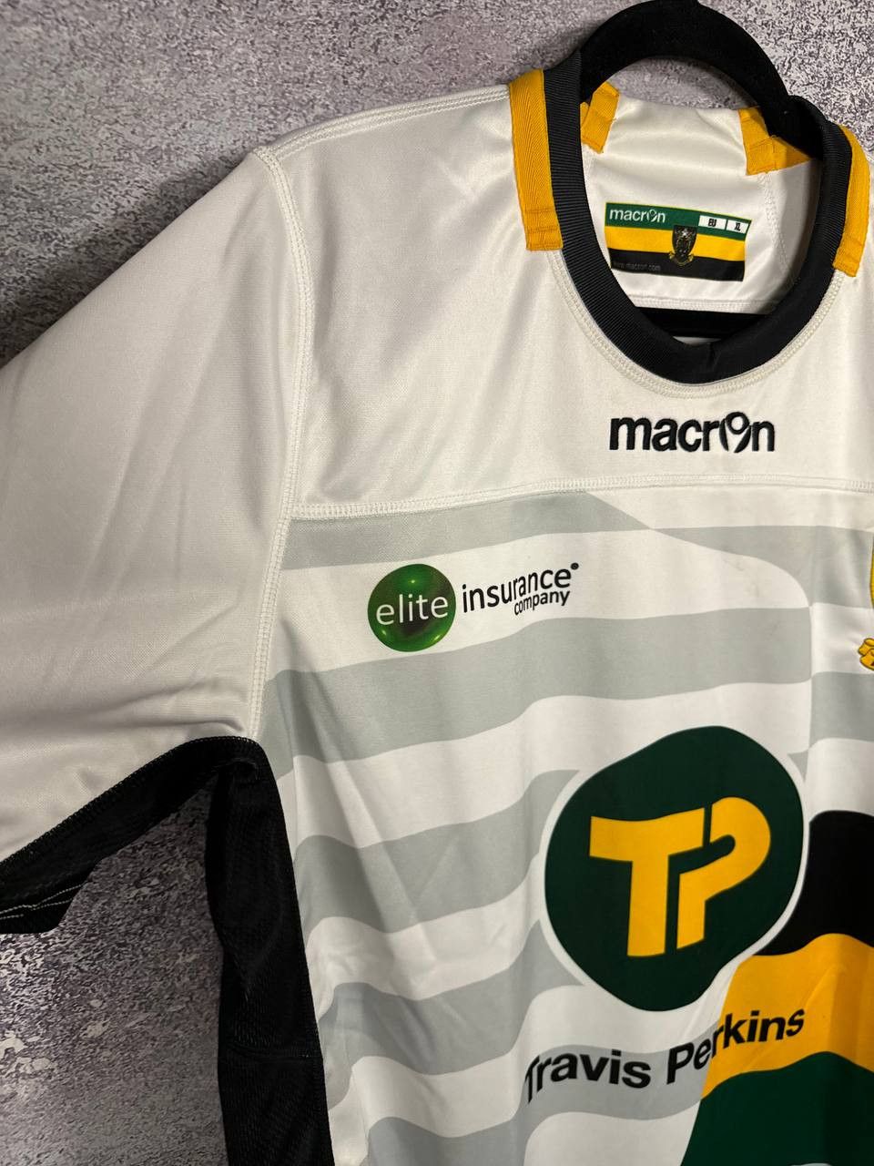 Macron Vintage Northampton Saints Macron Rugby Team Jersey XL Size US XL / EU 56 / 4 - 7 Thumbnail