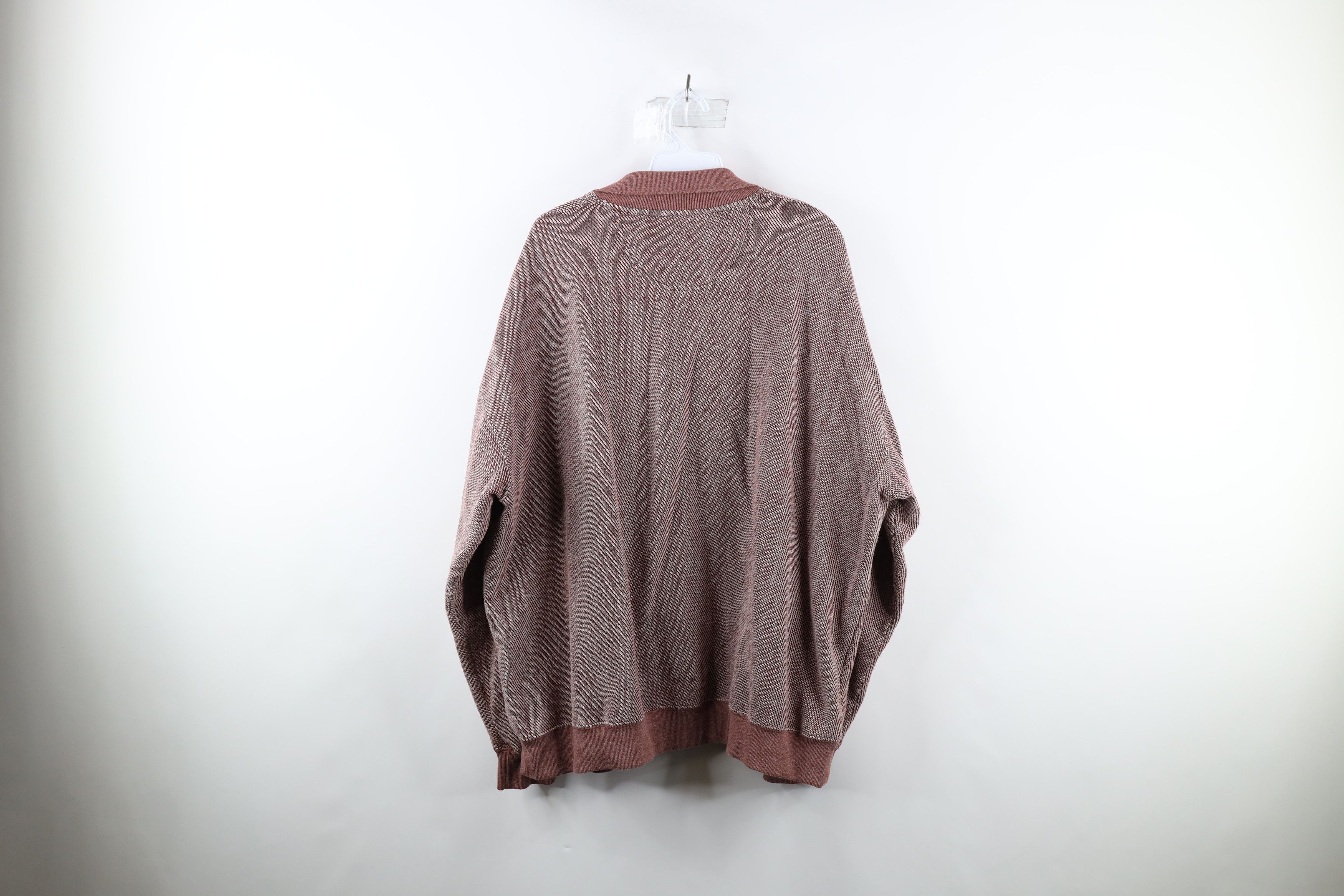 Orvis × Vintage Vintage Orvis Elbow Patch Collared Pullover Sweatshirt Red Size US XXL / EU 58 / 5 - 7 Thumbnail