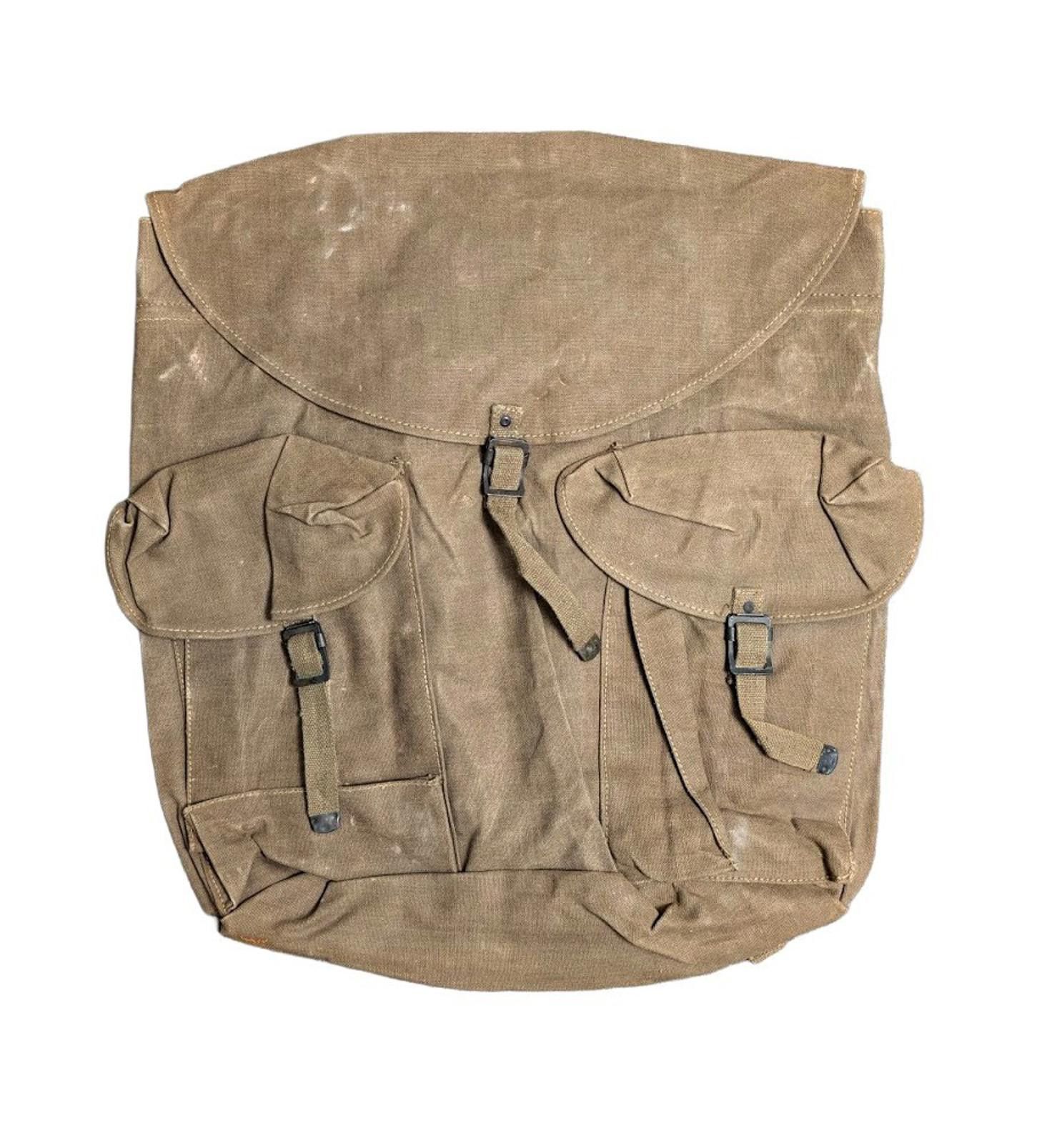 Other Rare 1955 Dated Italian Army Alpini Rucksack - Hemp Material Size ONE SIZE - 1 Thumbnail