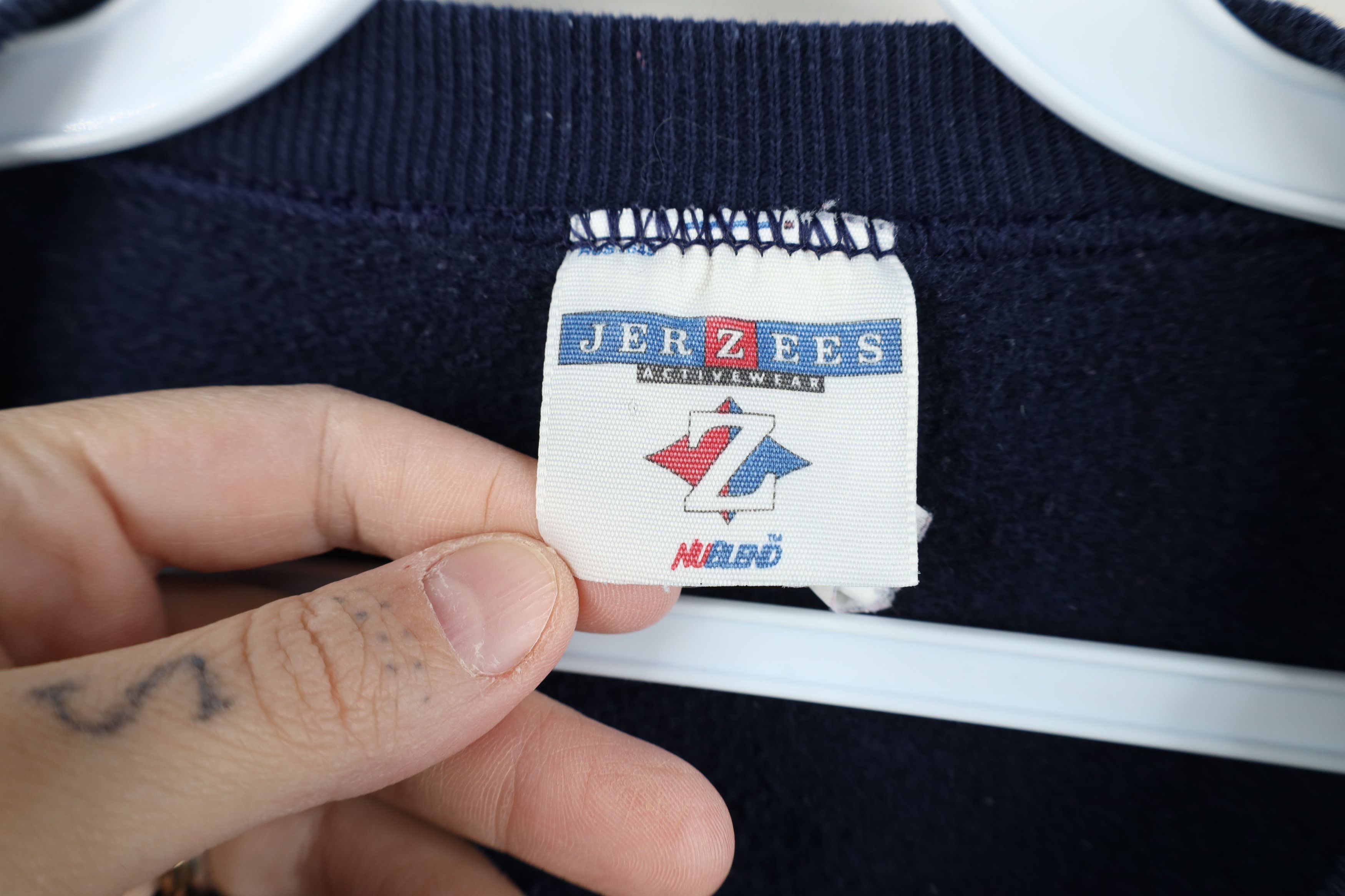 Vintage Vintage 90s University of Michigan Crewneck Sweatshirt Size US XXL / EU 58 / 5 - 9 Thumbnail