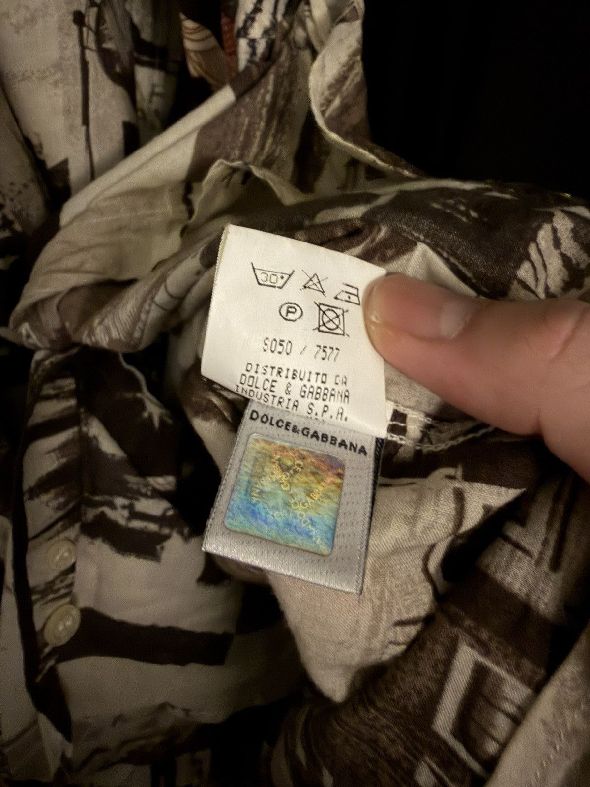 Dolce & Gabbana Dolce & Gabbana Photo Shirt Size US S / EU 44-46 / 1 - 6 Thumbnail