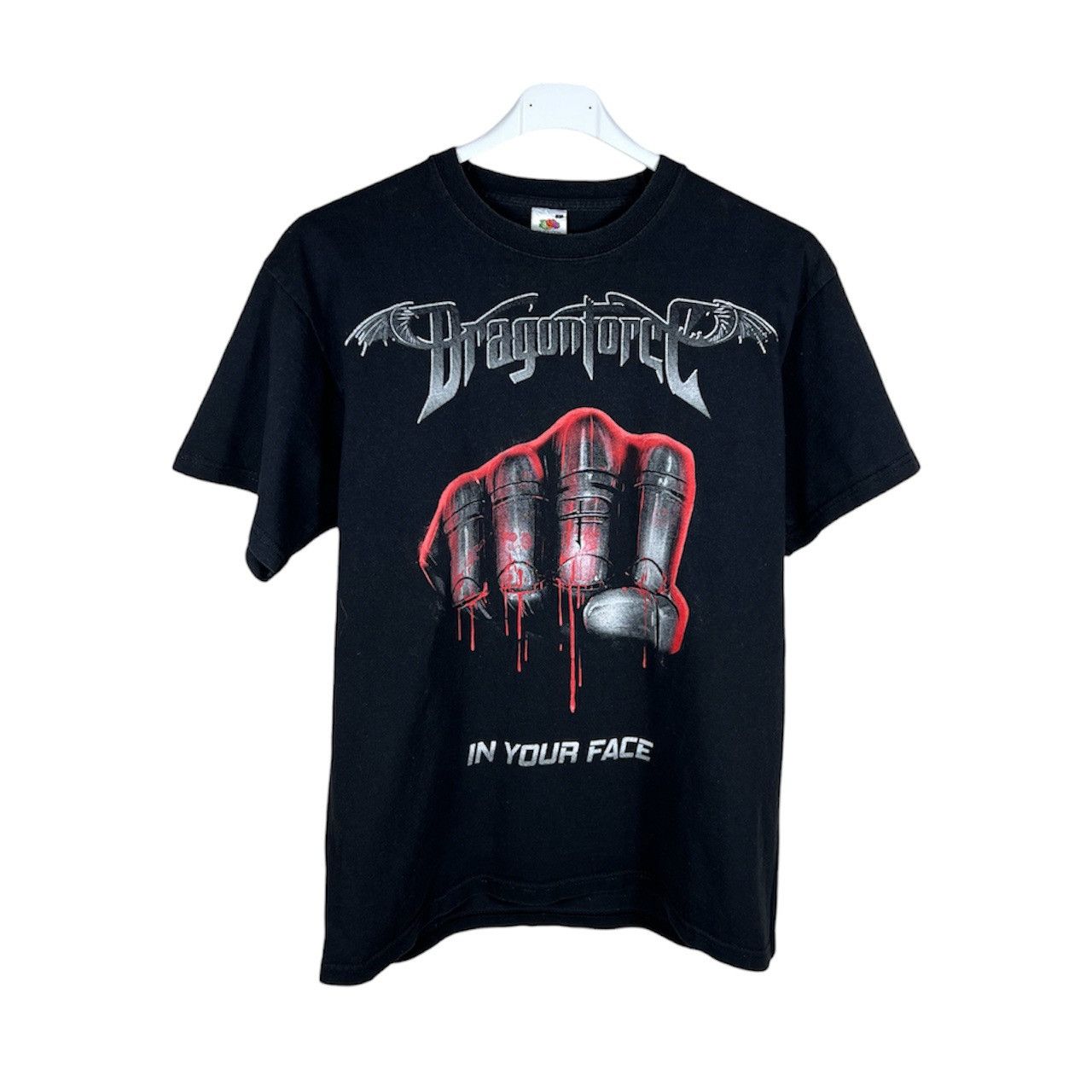 Band Tees Vintage Dragonforce punch in your face hand blood print tee Size US L / EU 52-54 / 3 - 1 Thumbnail