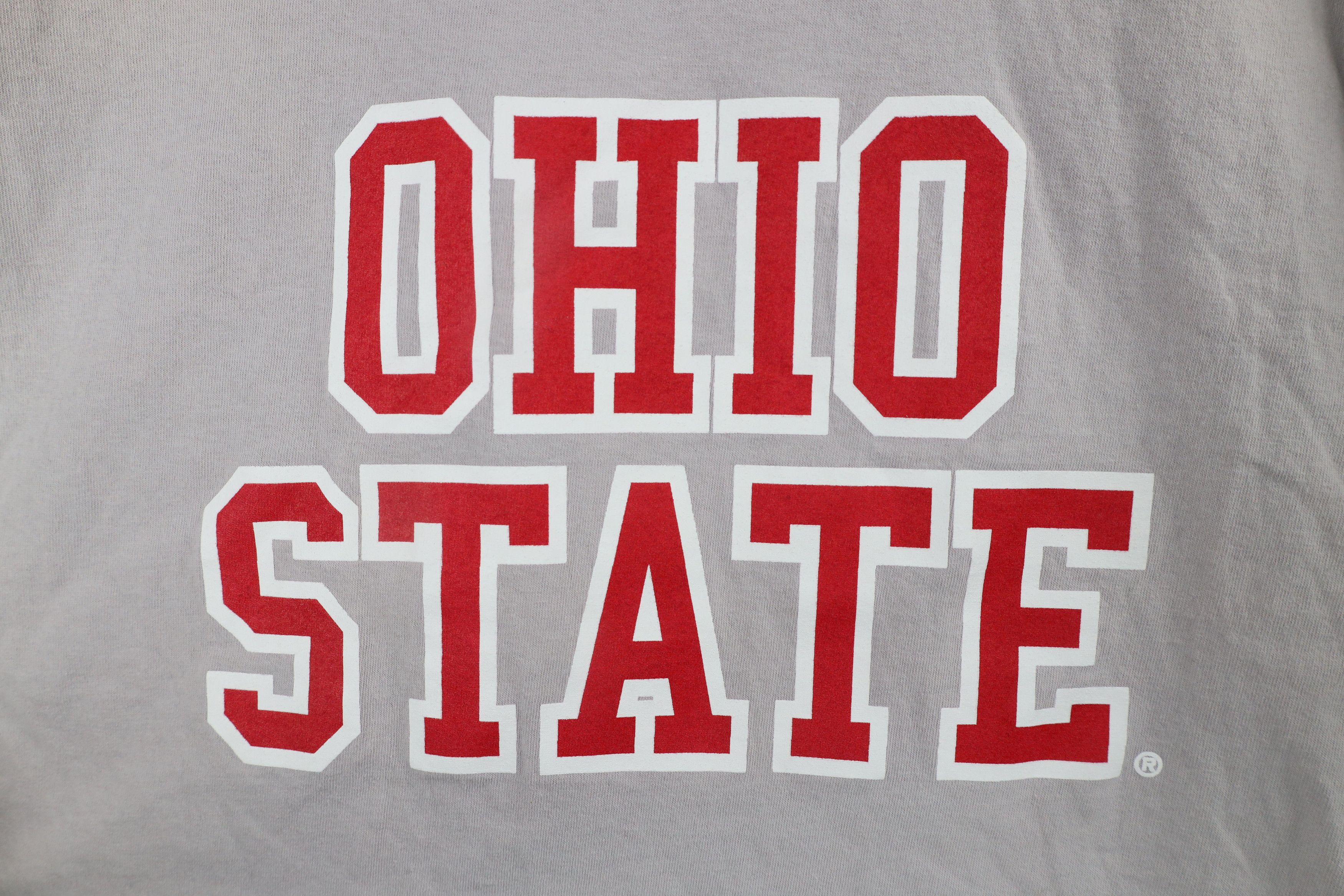 Vintage Vintage Coca Cola Ohio State University T-Shirt Gray Cotton Size US L / EU 52-54 / 3 - 5 Thumbnail