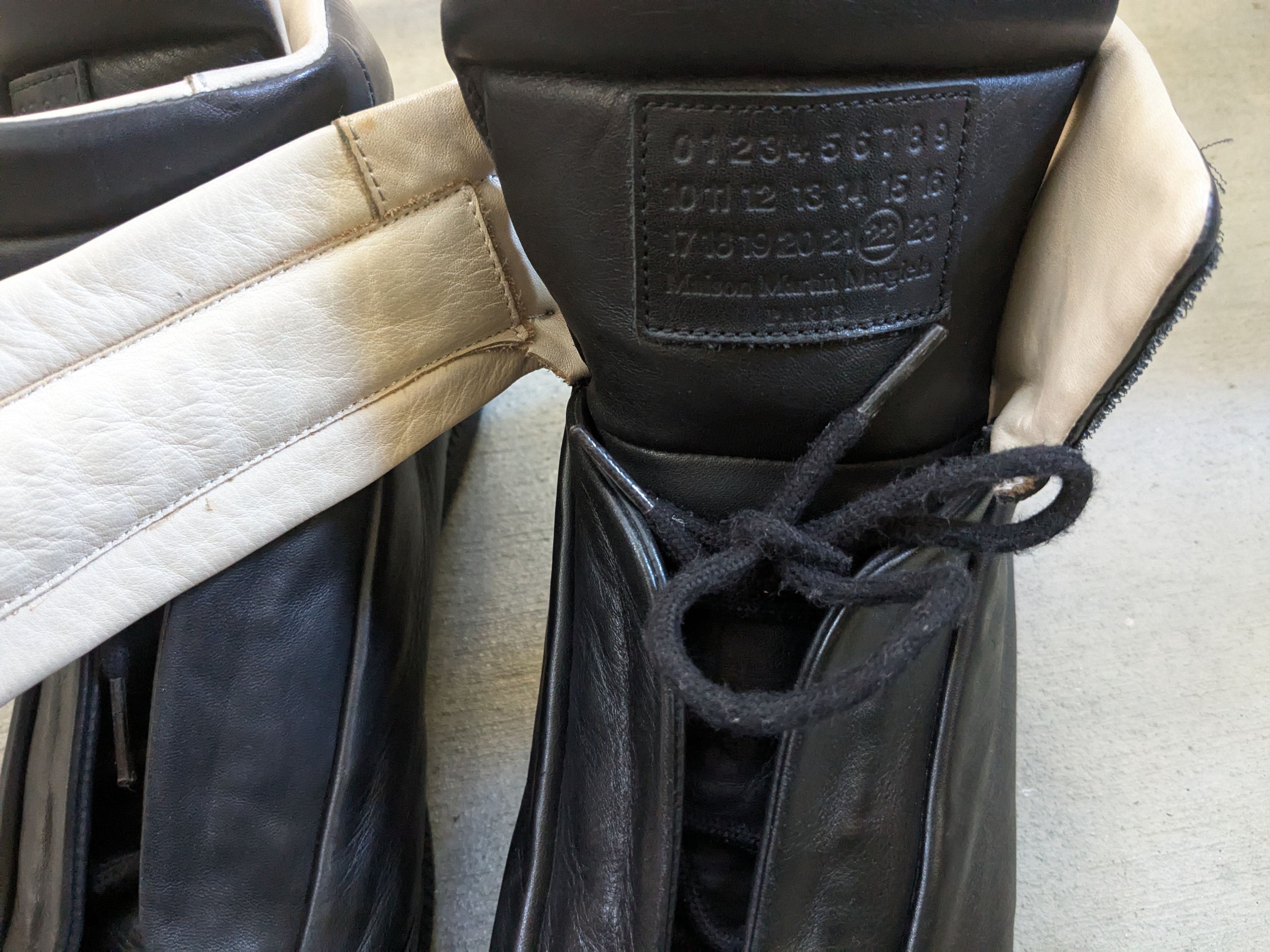 Maison Margiela Maison Margiela Future Black 10 43 Leather High Tops Size US 10 / EU 43 - 2 Thumbnail