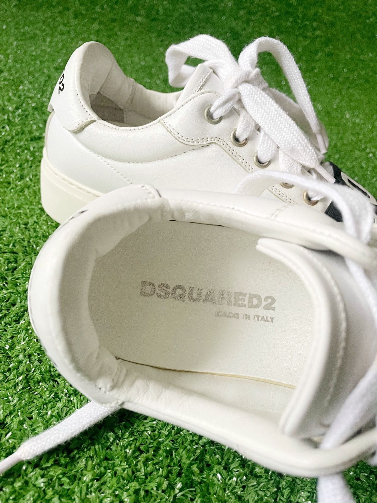 Dsquared2 Dsquared ICON Women Leather Sneakers Big Logo High Sole 36 Size US 6 / IT 36 - 9 Thumbnail