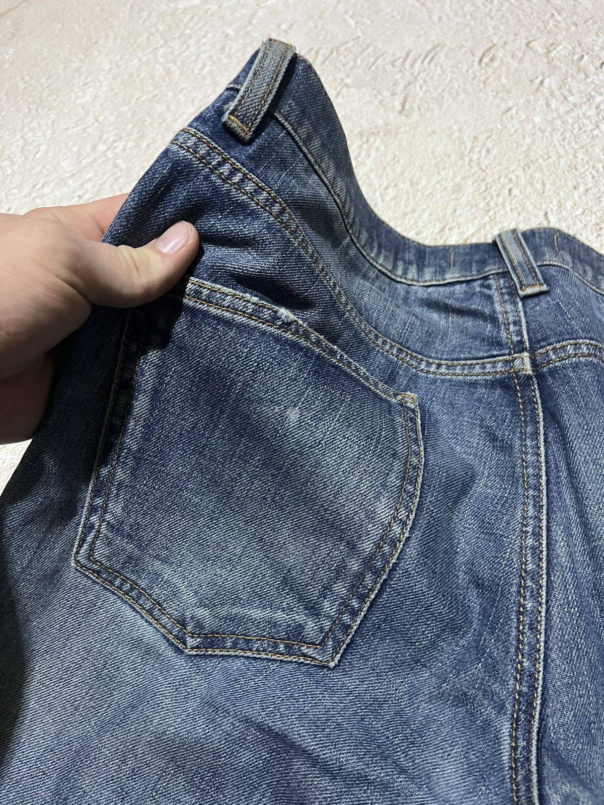 Dolce & Gabbana Dolce & Gabbana Archive Faded Blue Denim Jeans Y2K Size US 33 - 10 Thumbnail