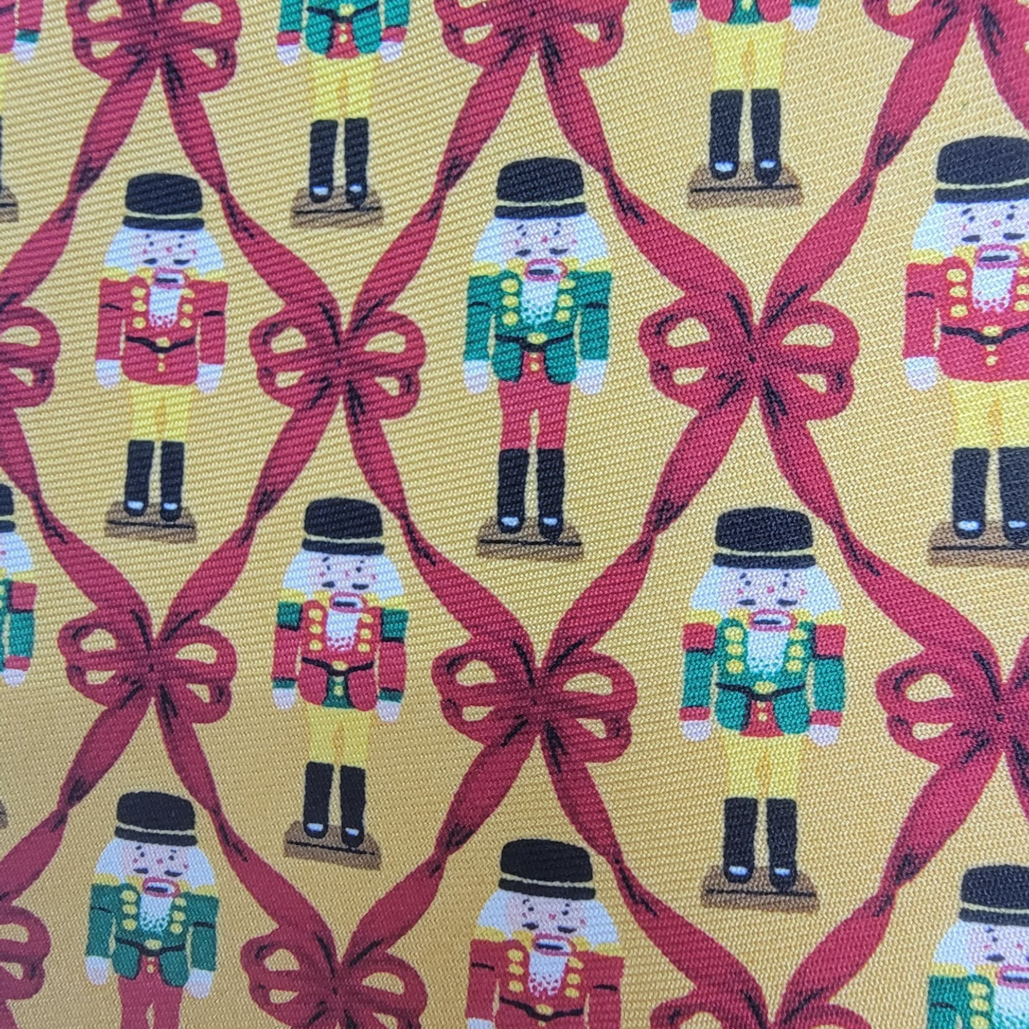 Other ⭐ Josh Bach Men's Pure Silk Christmas nutcracker Tie Necktie Size ONE SIZE - 5 Thumbnail