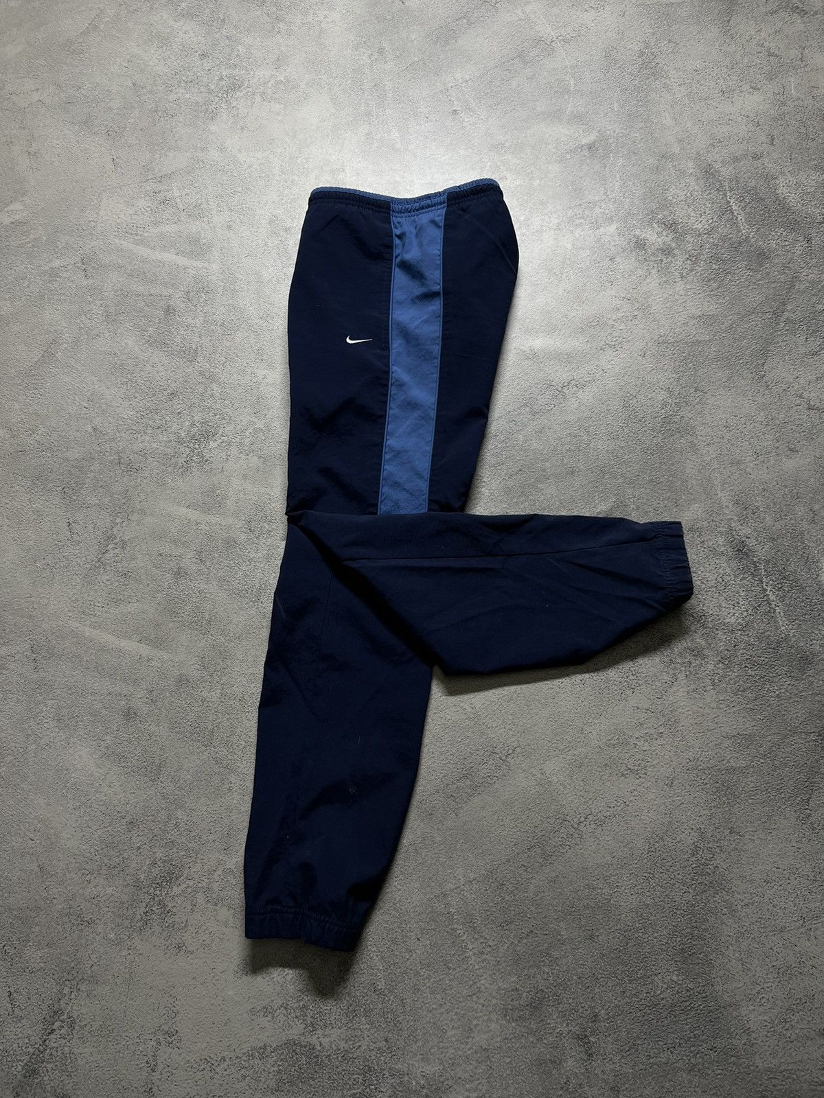 Nike × Vintage Vintage Y2K Nike Nylon Mini Swoosh Drill Pants 00’s Size US 30 / EU 46 - 1 Thumbnail