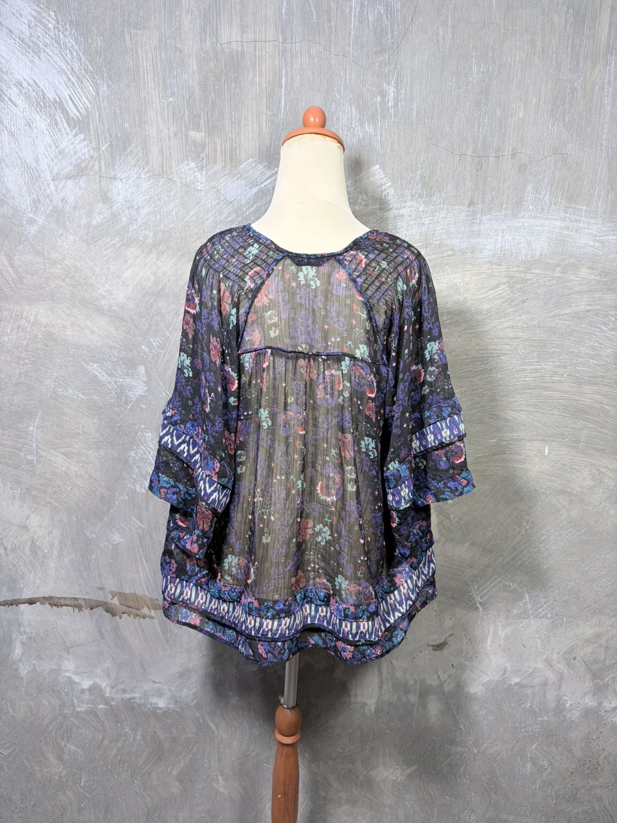 Anna Sui Anna Sui Women Button Up Mesh Tops Size M / US 6-8 / IT 42-44 - 9 Thumbnail