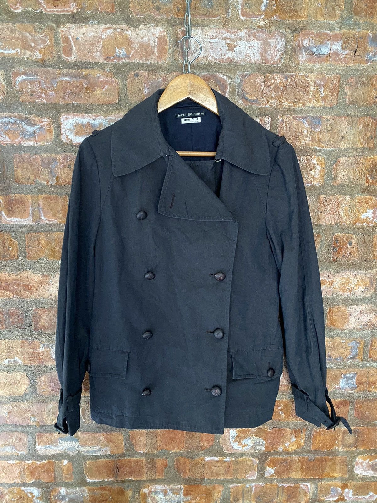 10 Corso Como × Miu Miu Vintage Double Breast Coat Jacket Size S / US 4 / IT 40 - 2 Thumbnail