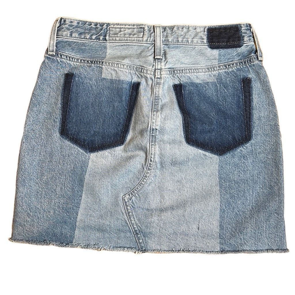 AG Adriano Goldschmied AG Adriano Goldschmied Jeans Denim Skirt 27 (399) Size 27" / US 4 / IT 40 - 9 Thumbnail